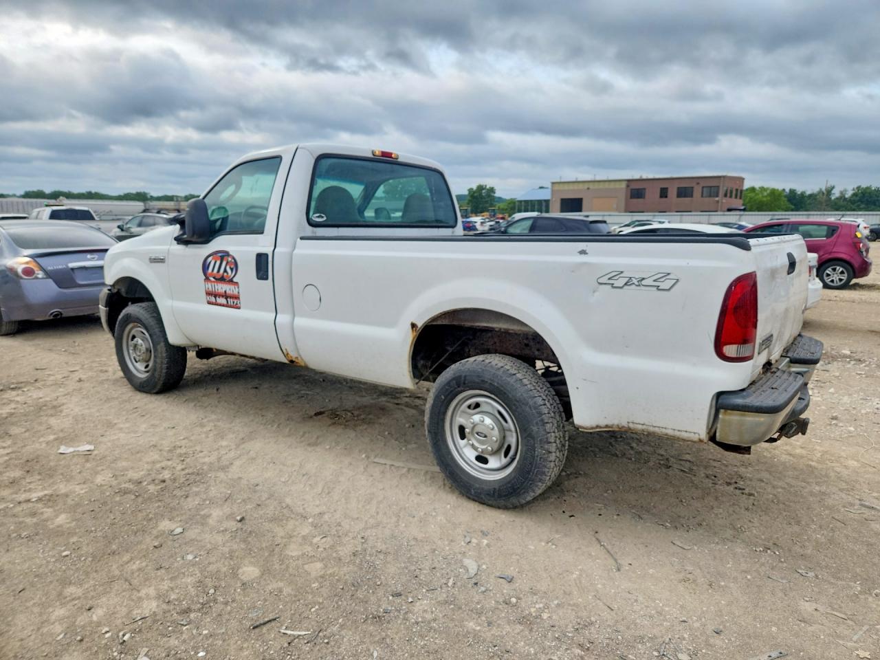 2006 Ford F250 Super Duty White vin: 1FTNF21576EB76677