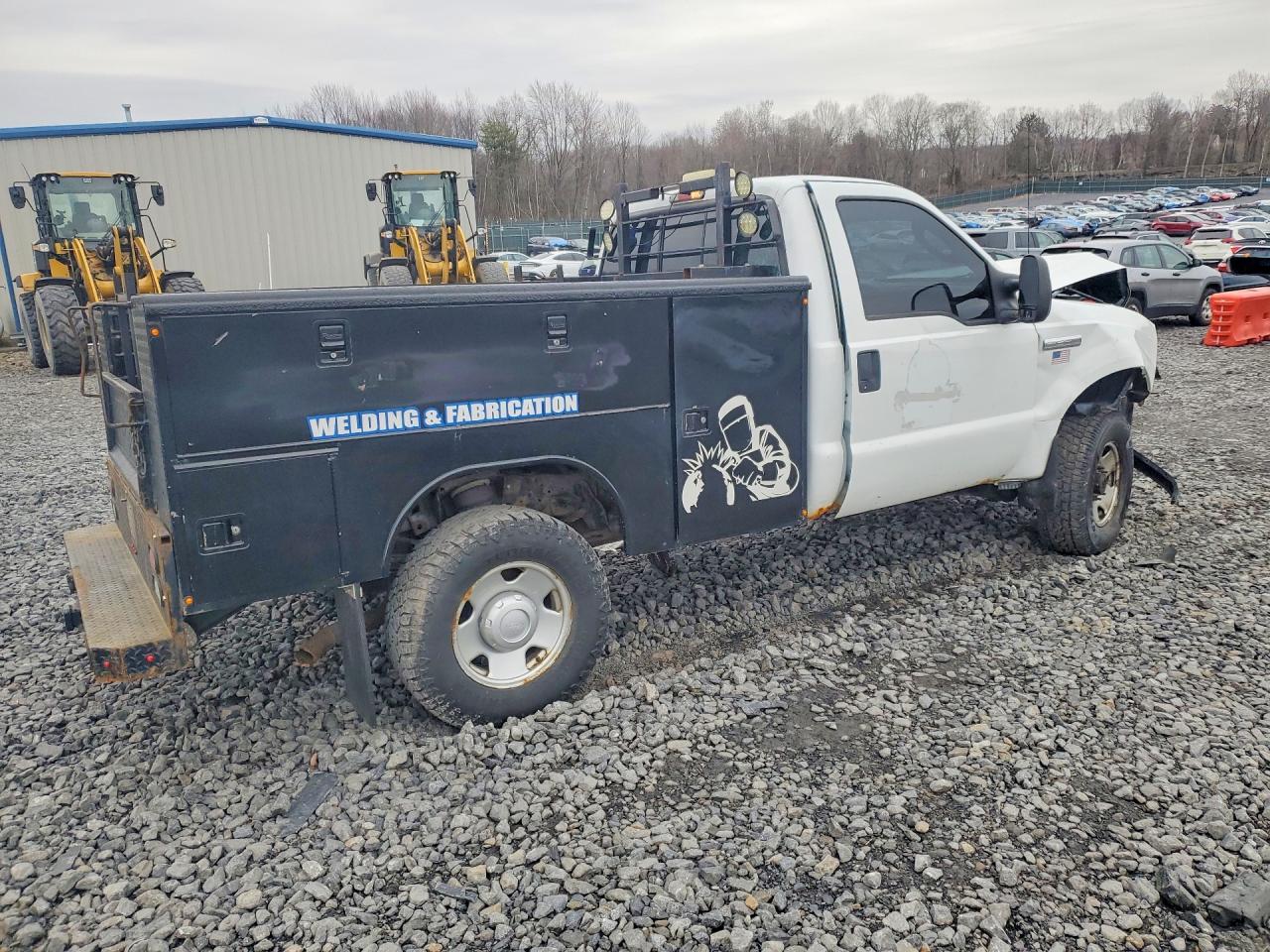 2006 Ford F250 Super Duty White vin: 1FTNF21576EC85365