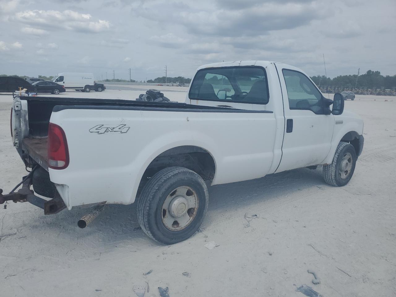 2006 Ford F250 Super Duty White vin: 1FTNF21586EB86943