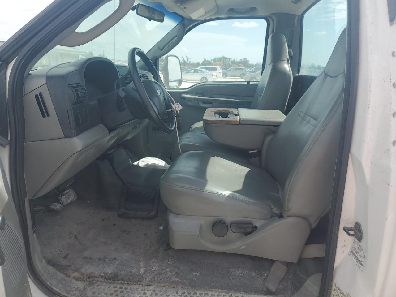 2006 Ford F250 Super Duty White vin: 1FTNF21586EB86943