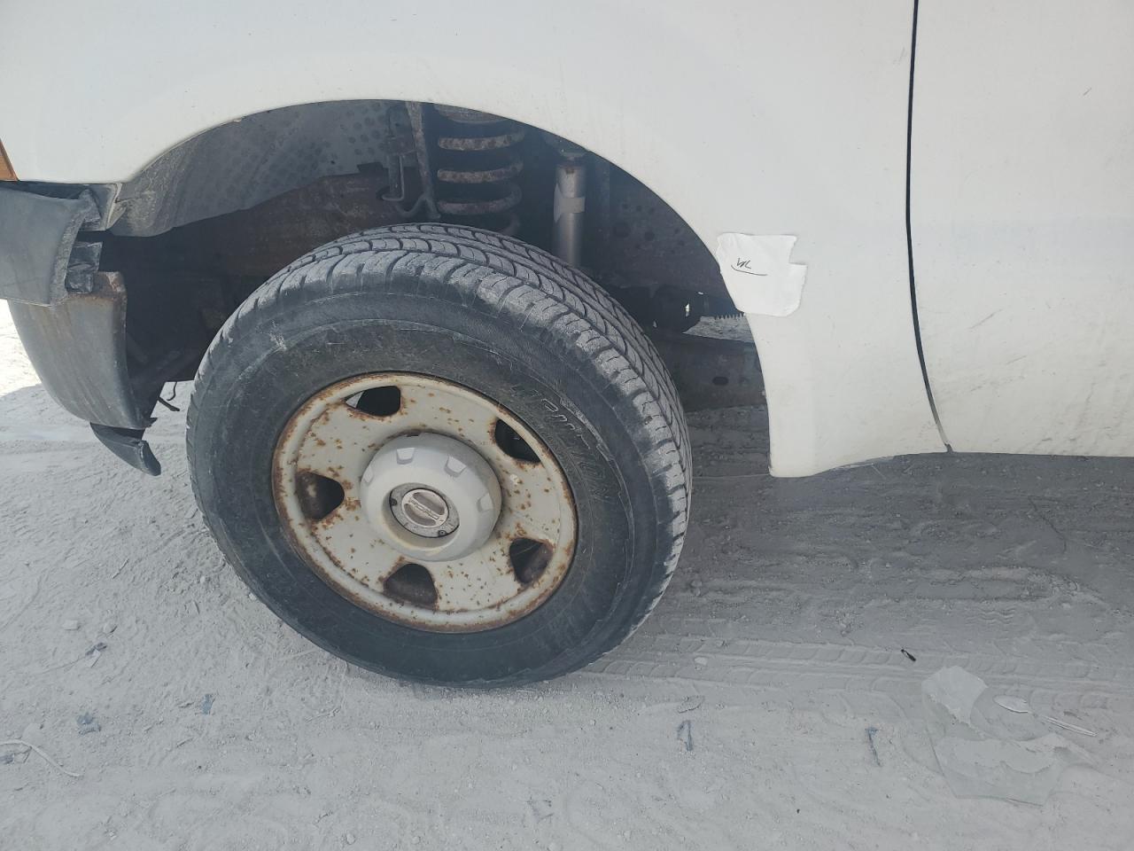 2006 Ford F250 Super Duty White vin: 1FTNF21586EB86943