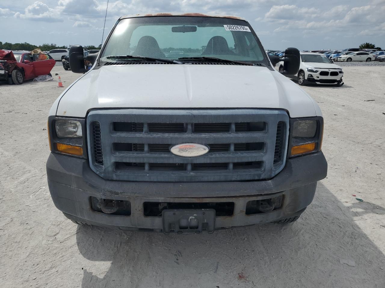 2006 Ford F250 Super Duty White vin: 1FTNF21586EB86943
