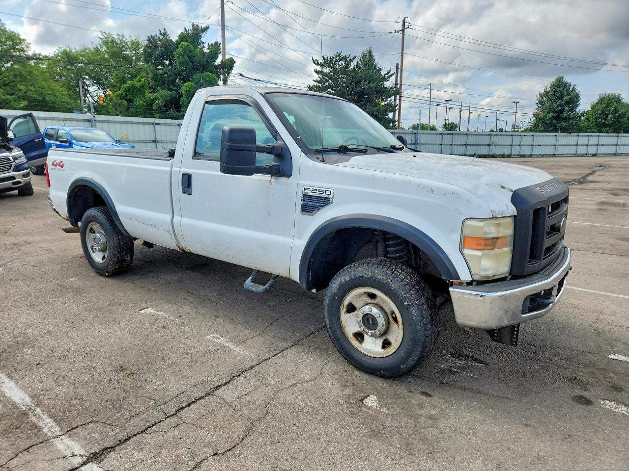 2008 Ford F250 Super Duty White vin: 1FTNF21588EB20850