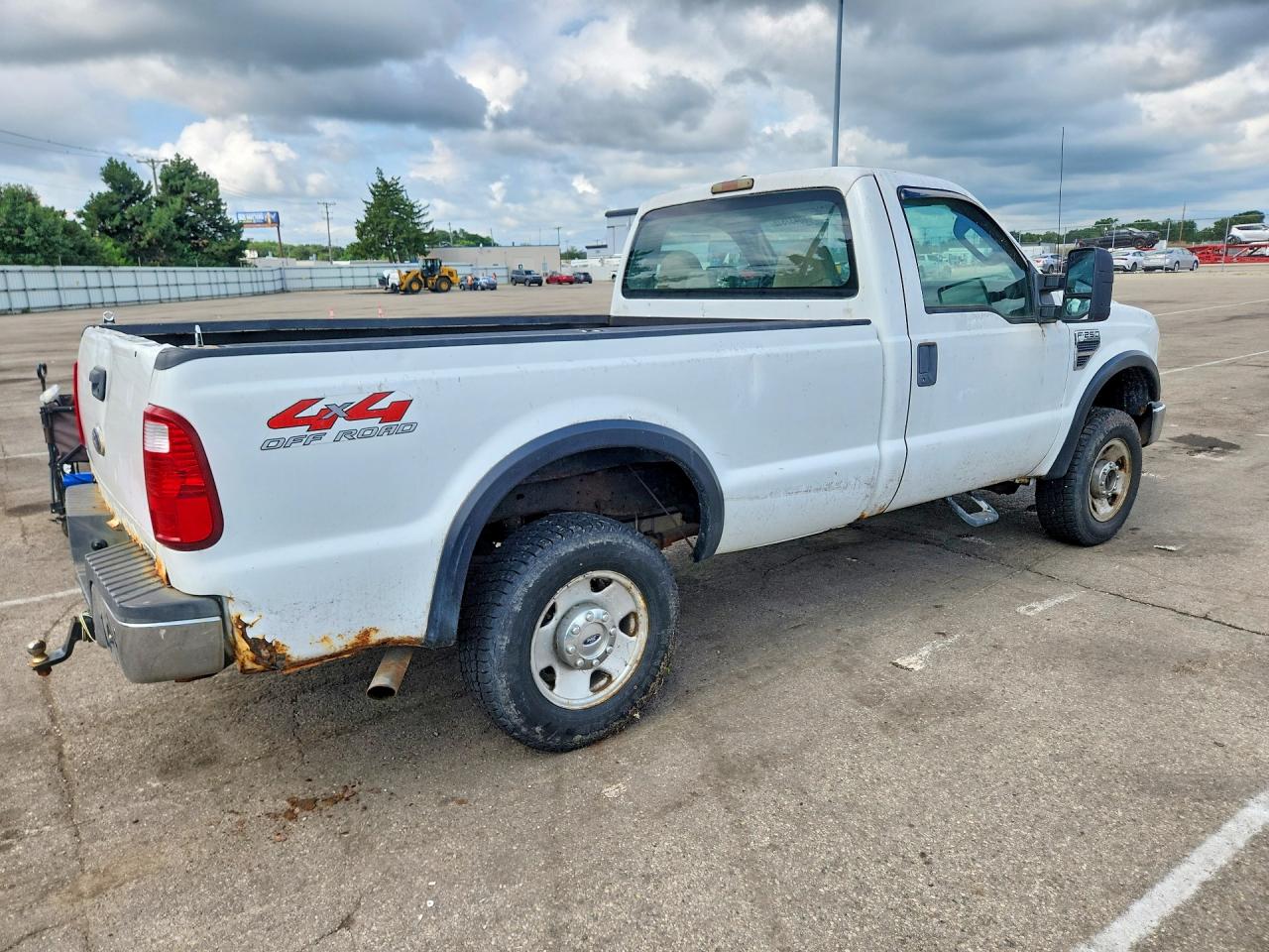 2008 Ford F250 Super Duty White vin: 1FTNF21588EB20850