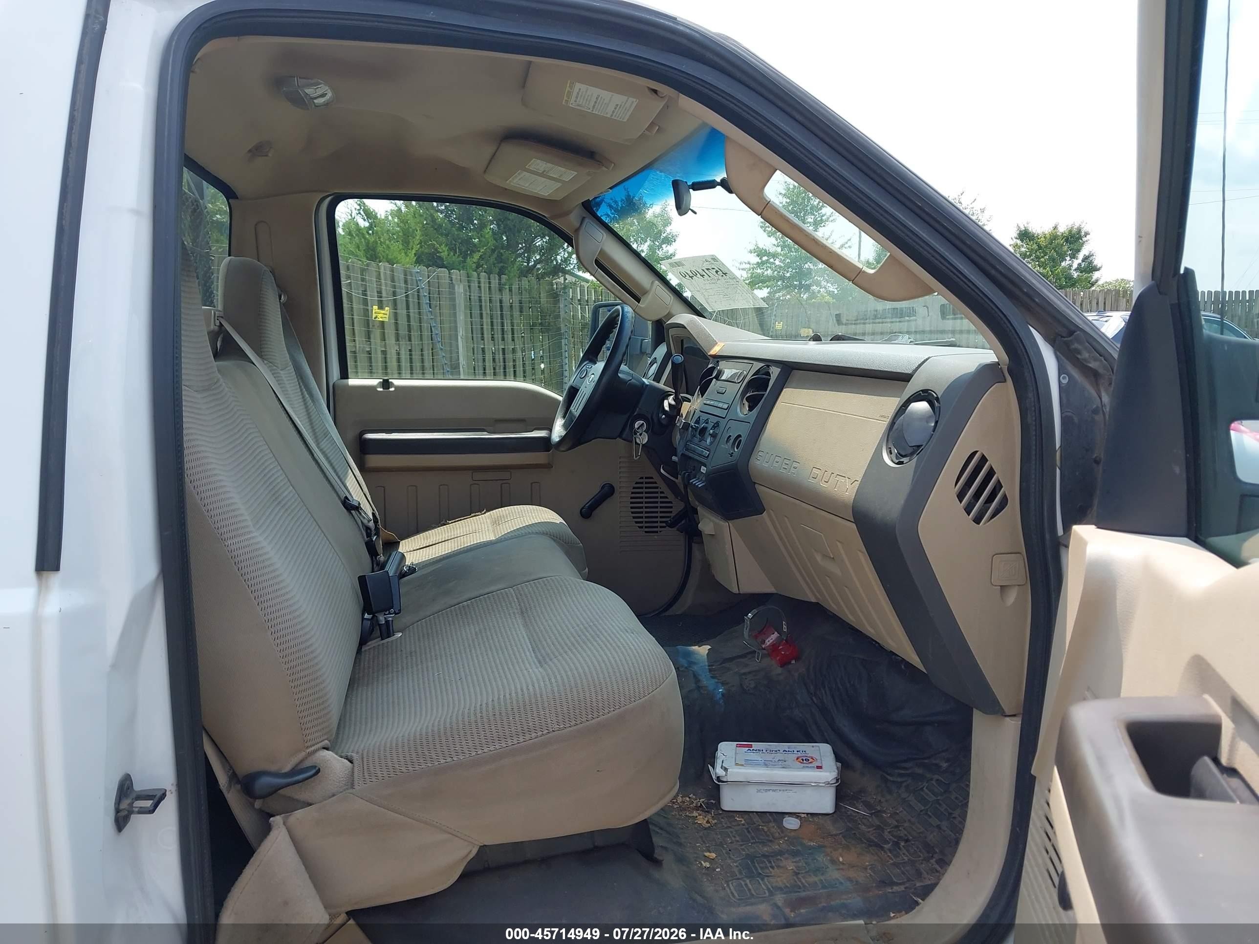2008 Ford Super Duty F-250 Srw Xl/xlt White vin: 1FTNF21588EC82008