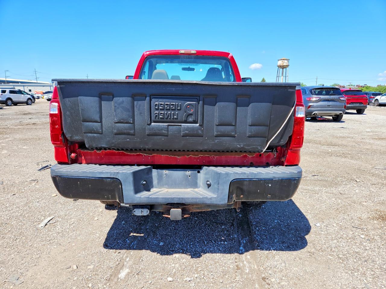 2009 Ford F250 Super Duty Red vin: 1FTNF21589EA19874
