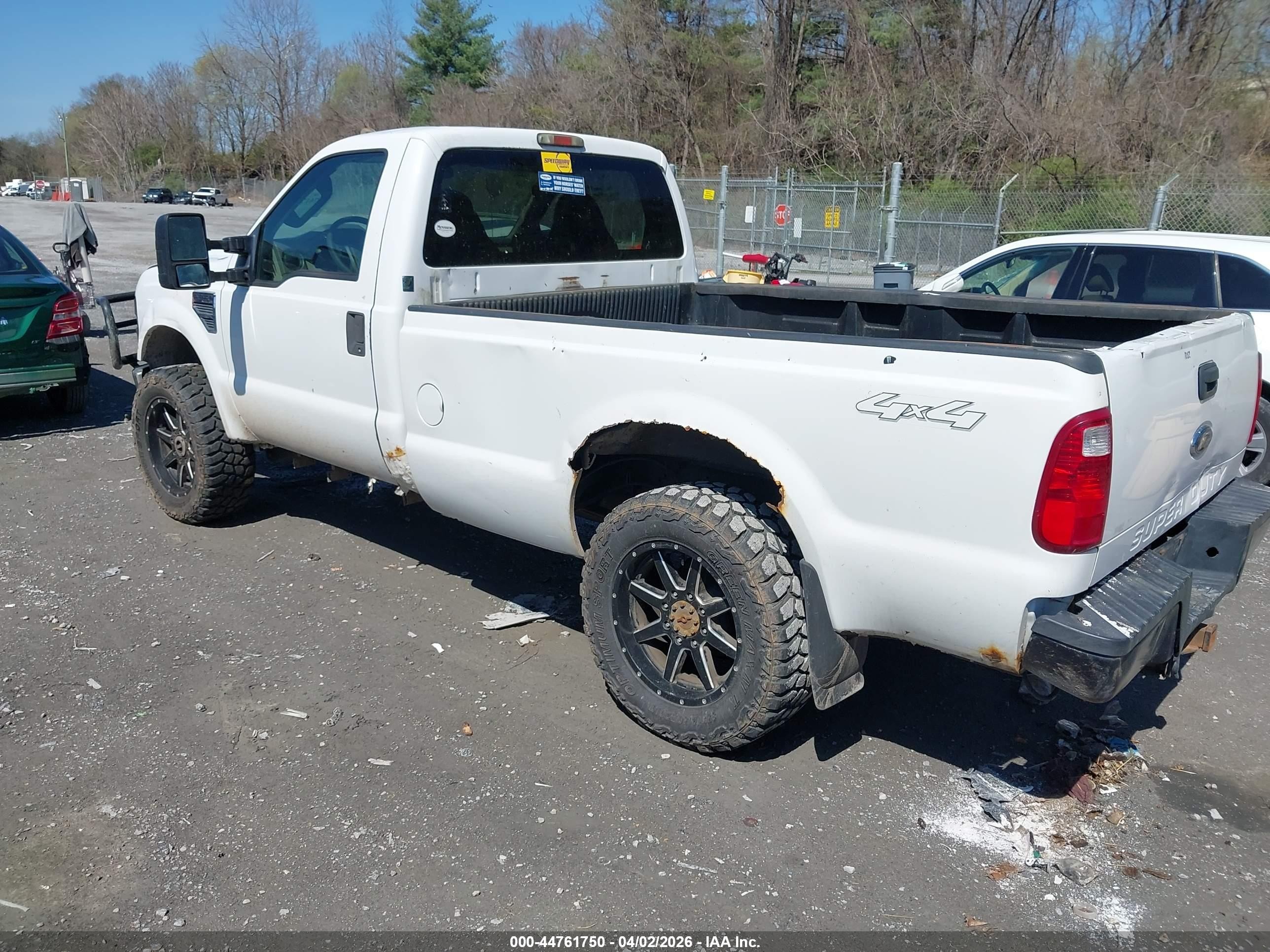 2009 Ford F-250 Xl/xlt White vin: 1FTNF21589EB19599
