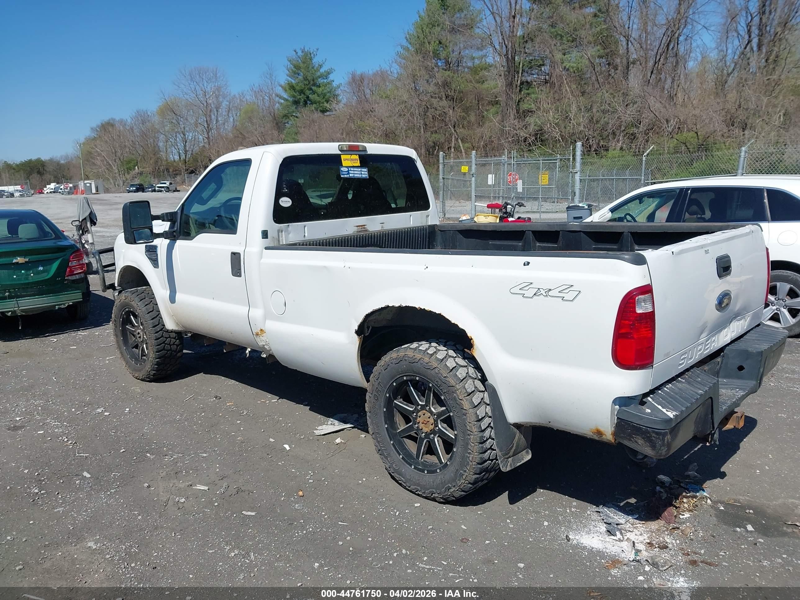 2009 Ford F-250 Xl/xlt White vin: 1FTNF21589EB19599