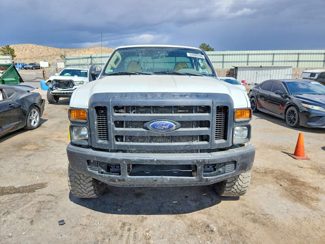 2008 Ford F250 Super Duty Yellow vin: 1FTNF21598EB62699