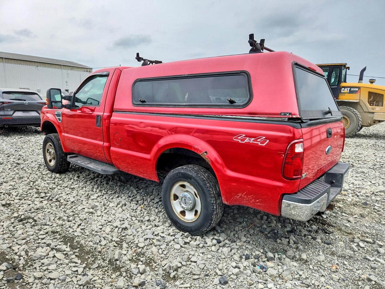 2008 Ford F250 Super Duty Red vin: 1FTNF21598ED89410