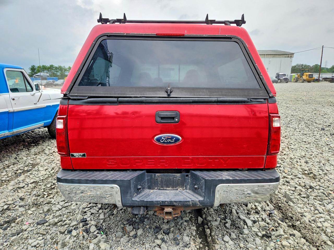 2008 Ford F250 Super Duty Red vin: 1FTNF21598ED89410