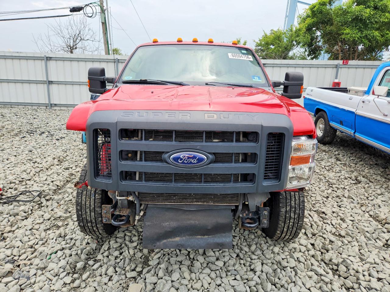 2008 Ford F250 Super Duty Red vin: 1FTNF21598ED89410