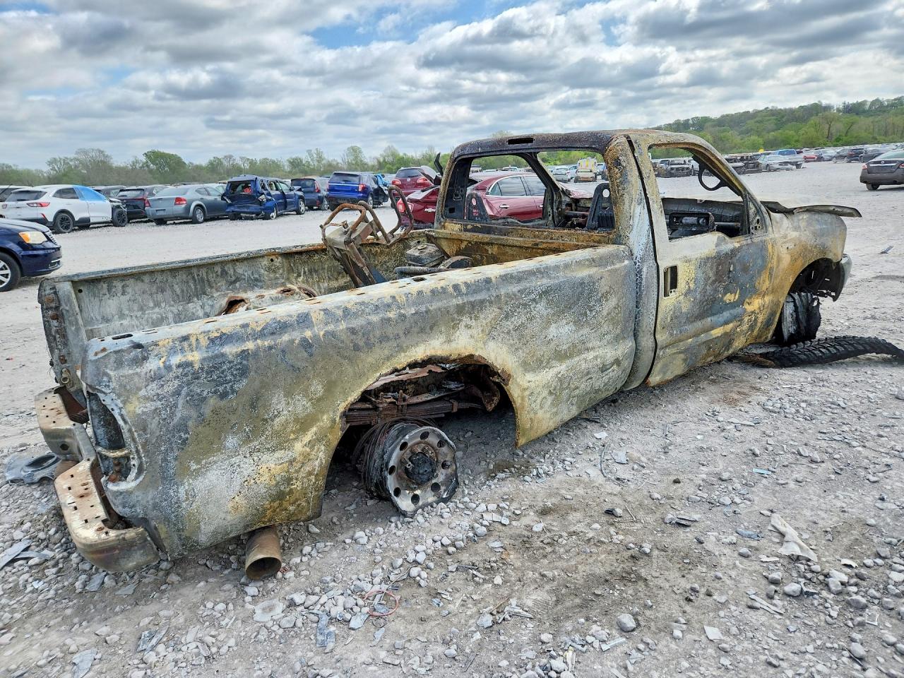 2001 Ford F250 Super Duty Burn vin: 1FTNF21F01EC86035