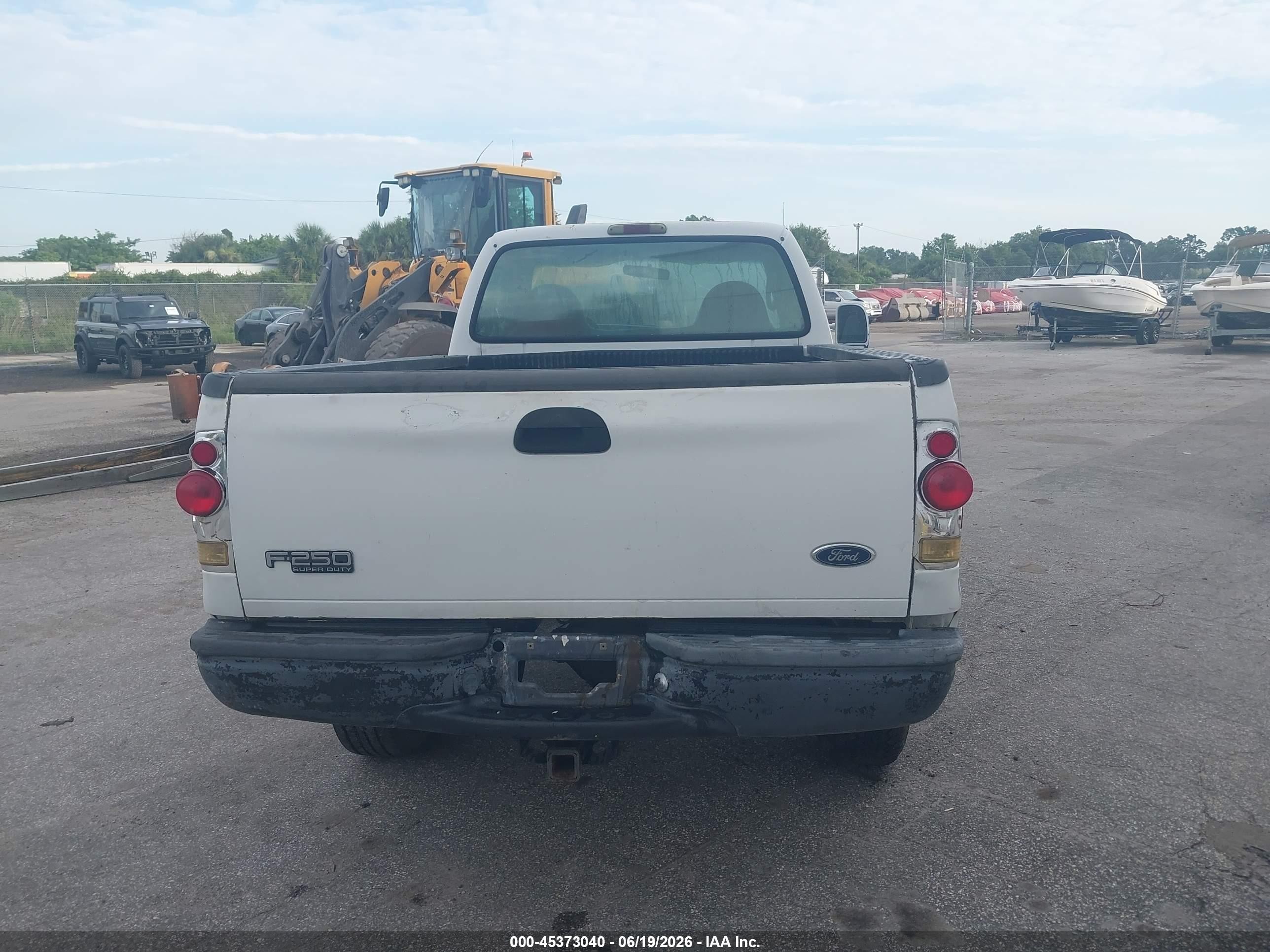 1999 Ford F-250 Lariat/xl/xlt White vin: 1FTNF21F2XEC26363