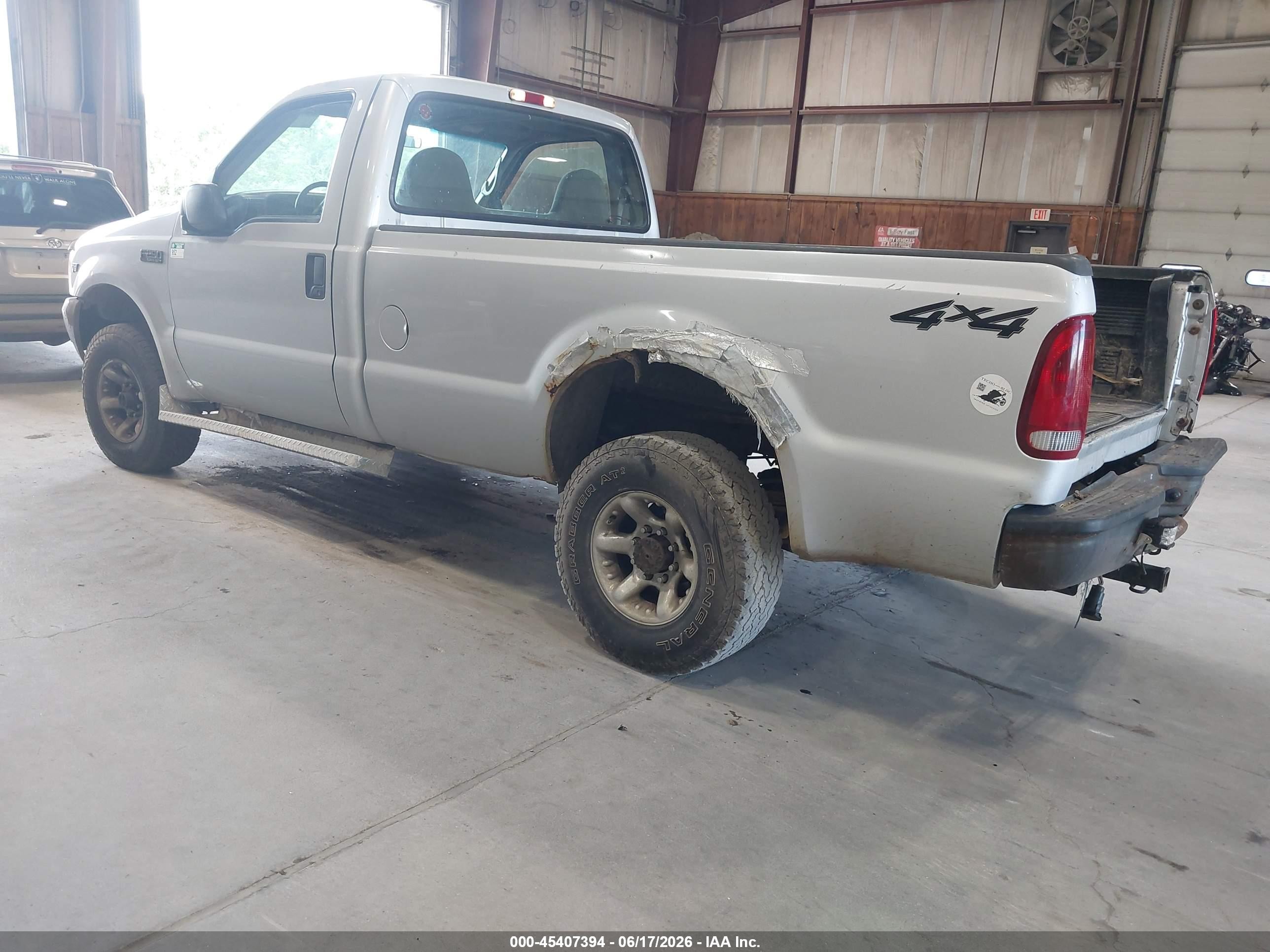 2001 Ford F-250 Xl/xlt Gray vin: 1FTNF21L01EC89801