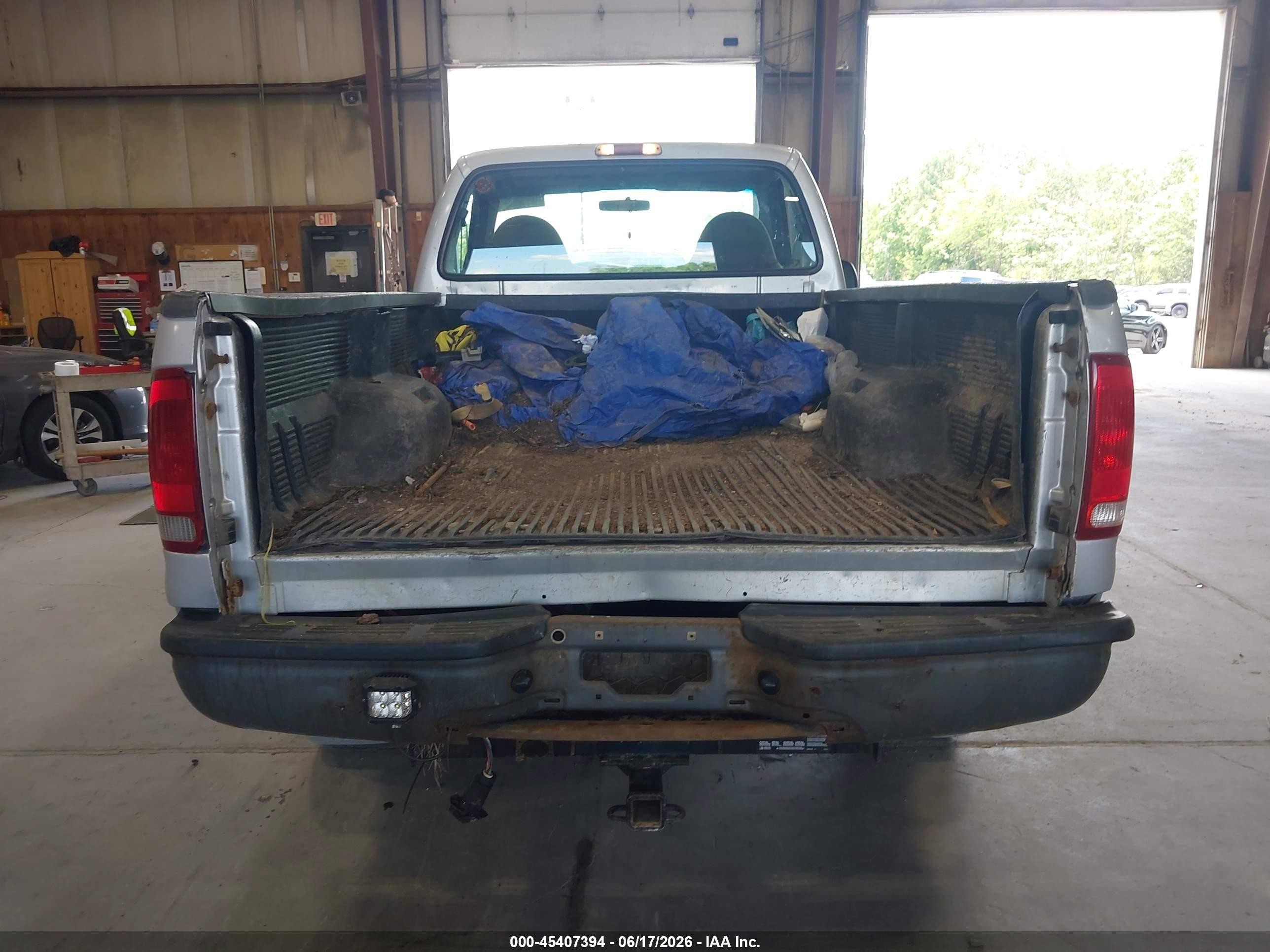 2001 Ford F-250 Xl/xlt Gray vin: 1FTNF21L01EC89801