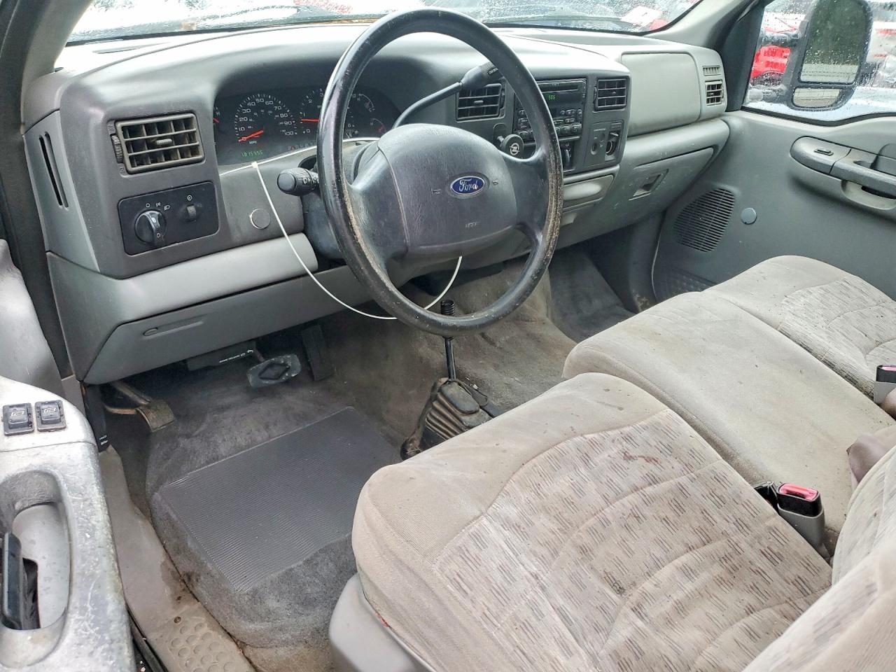 2004 Ford F250 Super Duty White vin: 1FTNF21L34EC99811