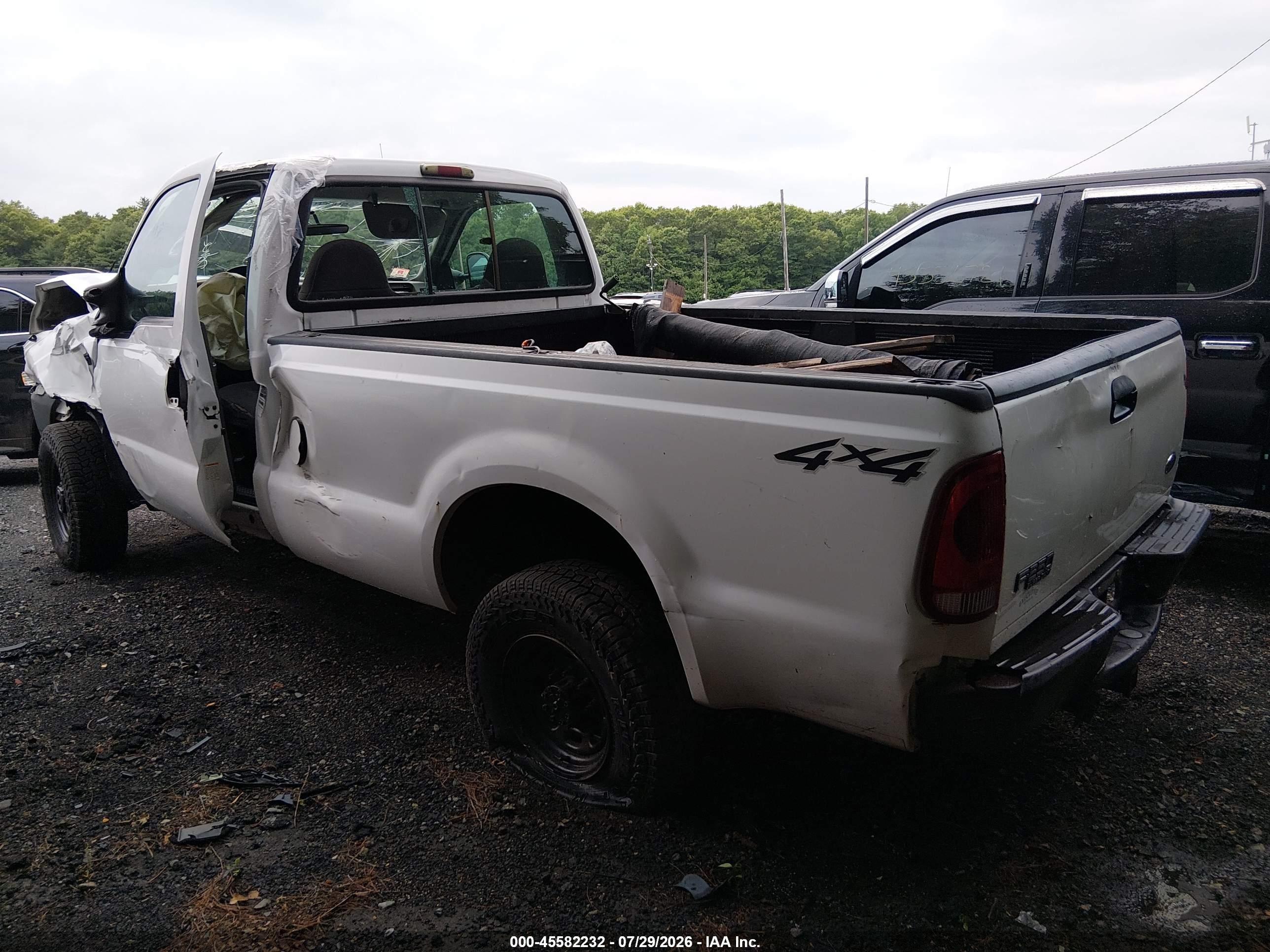 2004 Ford F-250 Xl/xlt Белый vin: 1FTNF21L44EC53047