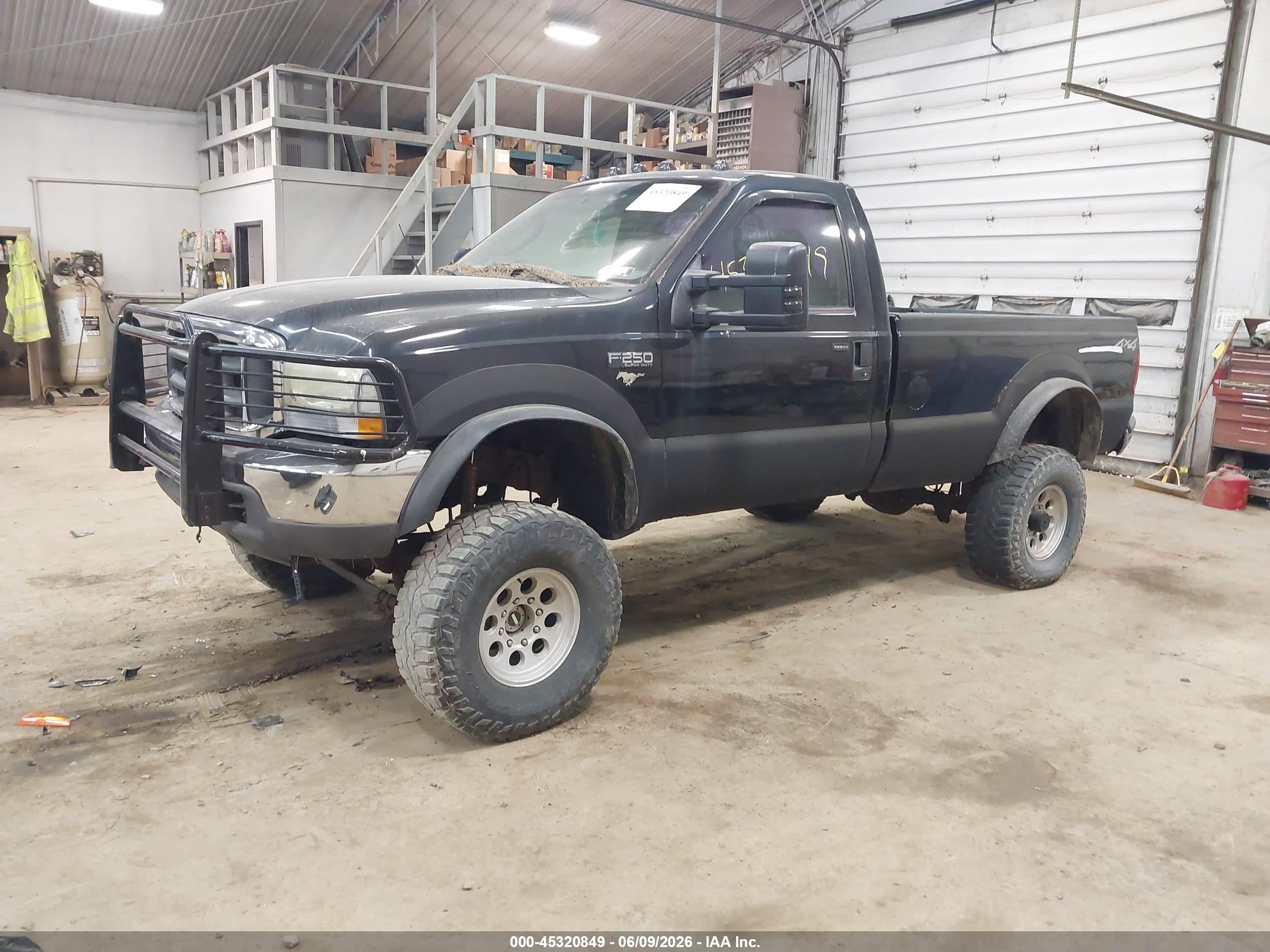 2004 Ford F-250 Xl/xlt Black vin: 1FTNF21L44EC64095
