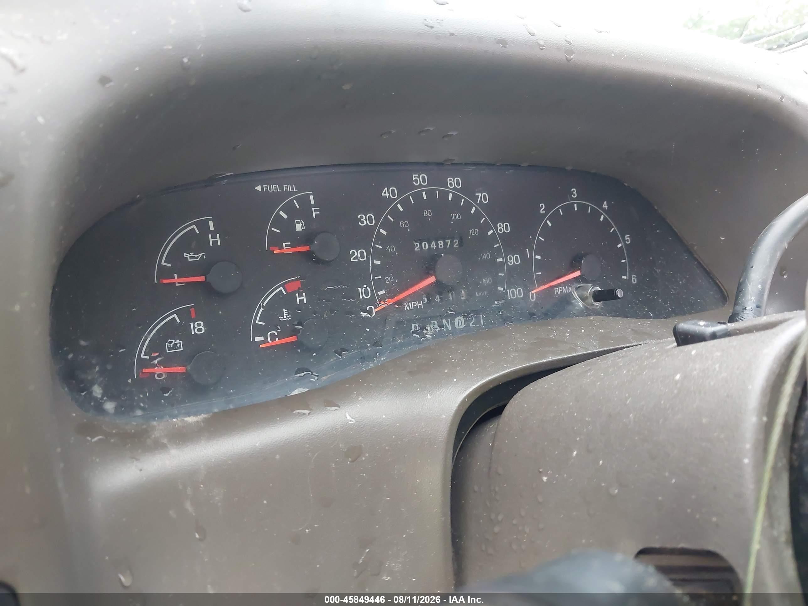 2000 Ford F-250 Lariat/xl/xlt Tan vin: 1FTNF21L4YED13172