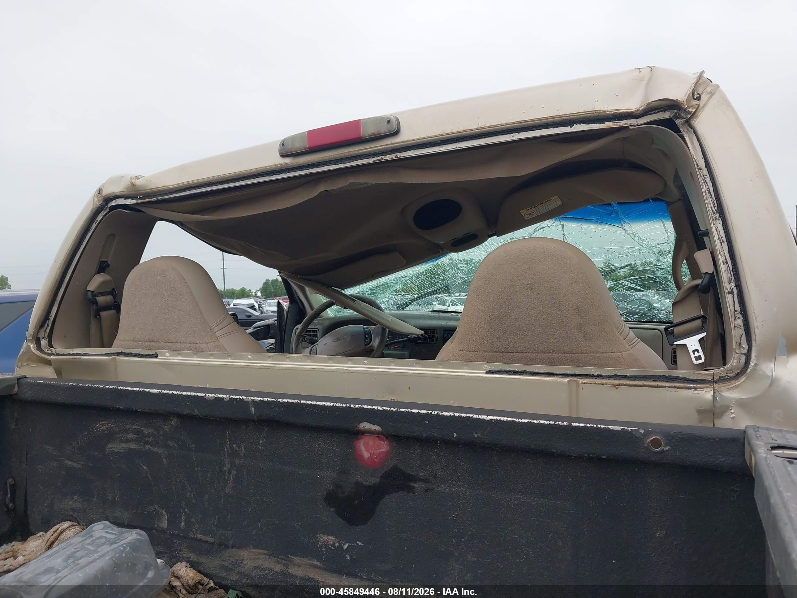 2000 Ford F-250 Lariat/xl/xlt Tan vin: 1FTNF21L4YED13172