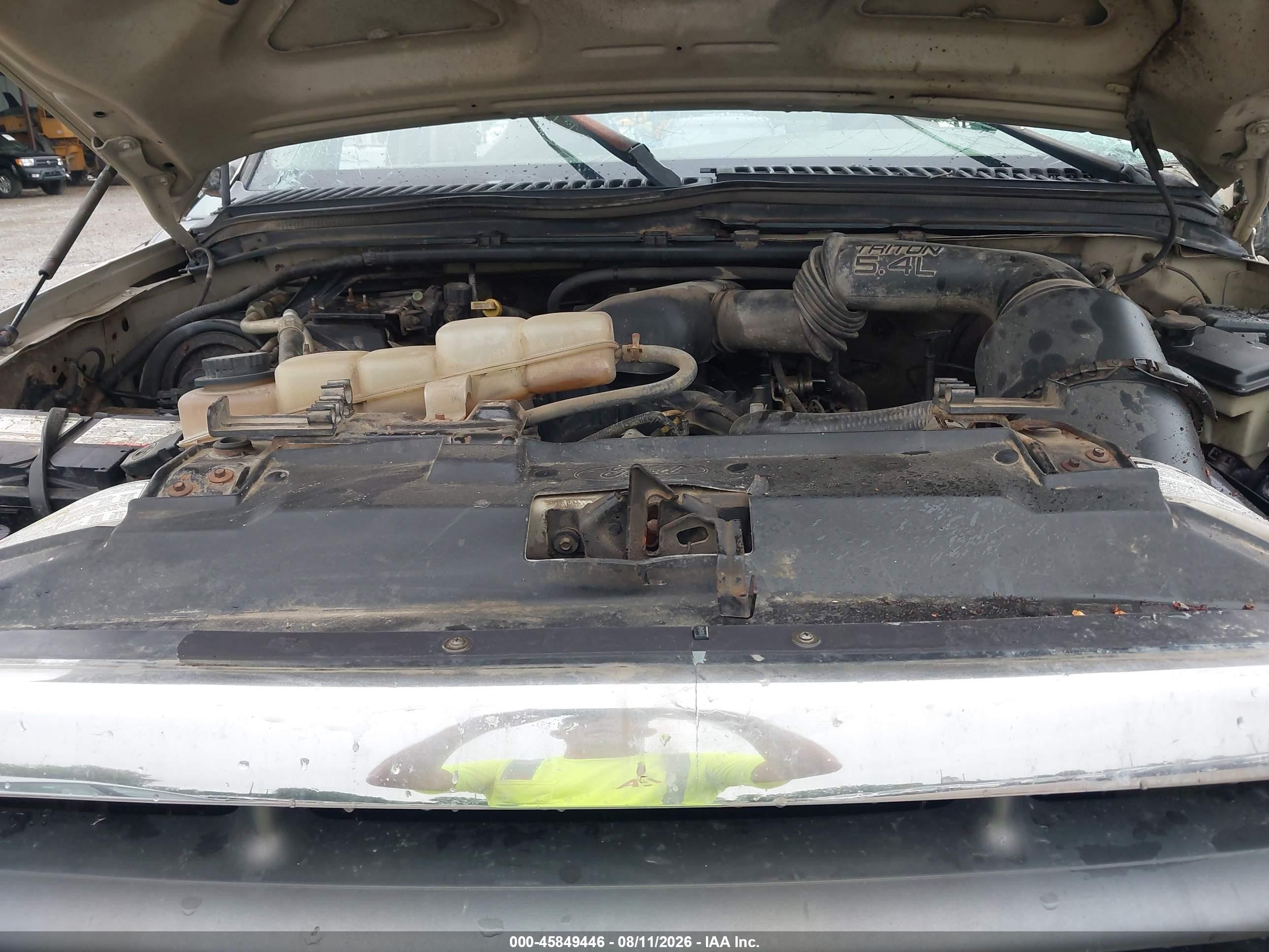 2000 Ford F-250 Lariat/xl/xlt Tan vin: 1FTNF21L4YED13172