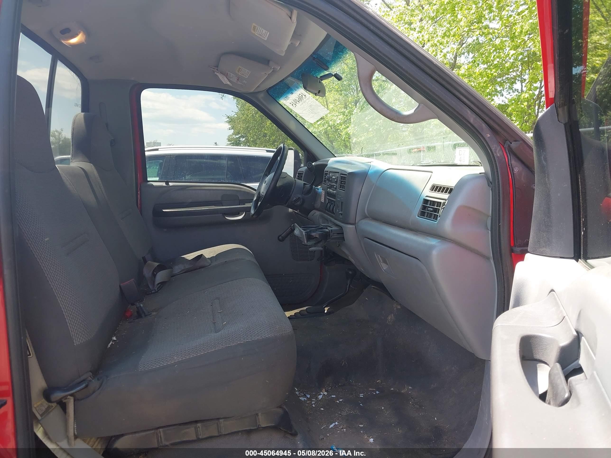 2002 Ford F-250 Xl/xlt Red vin: 1FTNF21L52EA33008