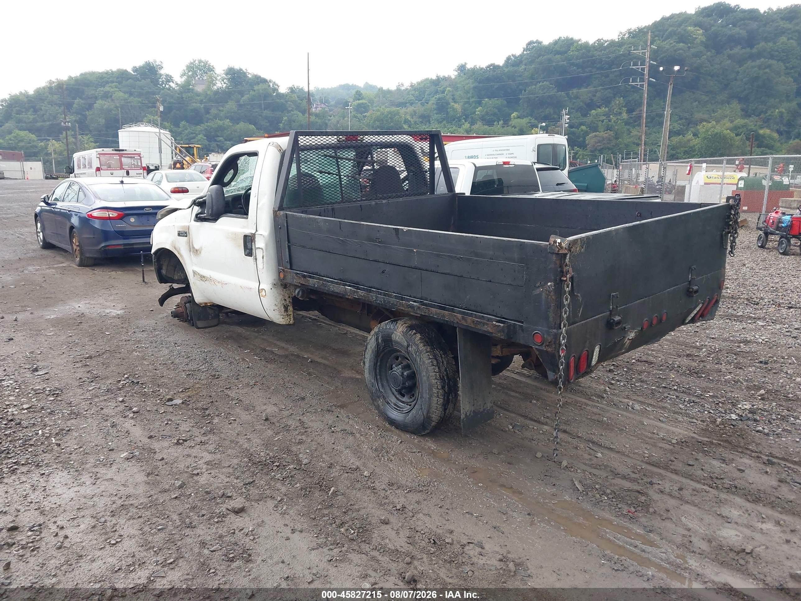 2004 Ford F-250 Xl/xlt White vin: 1FTNF21L64EC25475