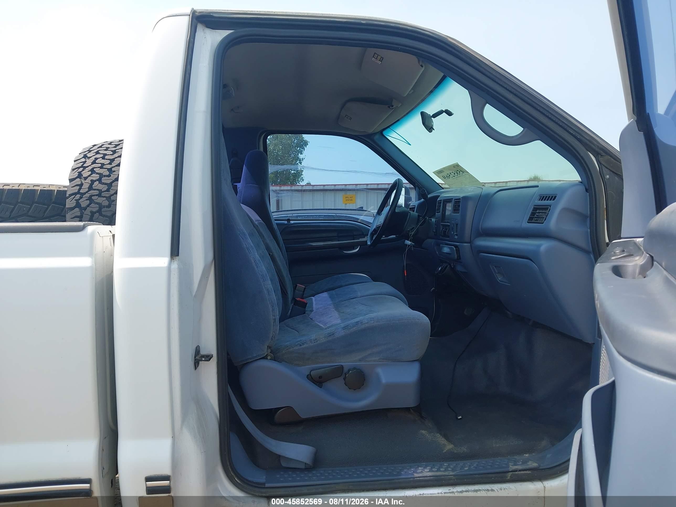 1999 Ford F-250 Lariat/xl/xlt White vin: 1FTNF21L6XEB56355