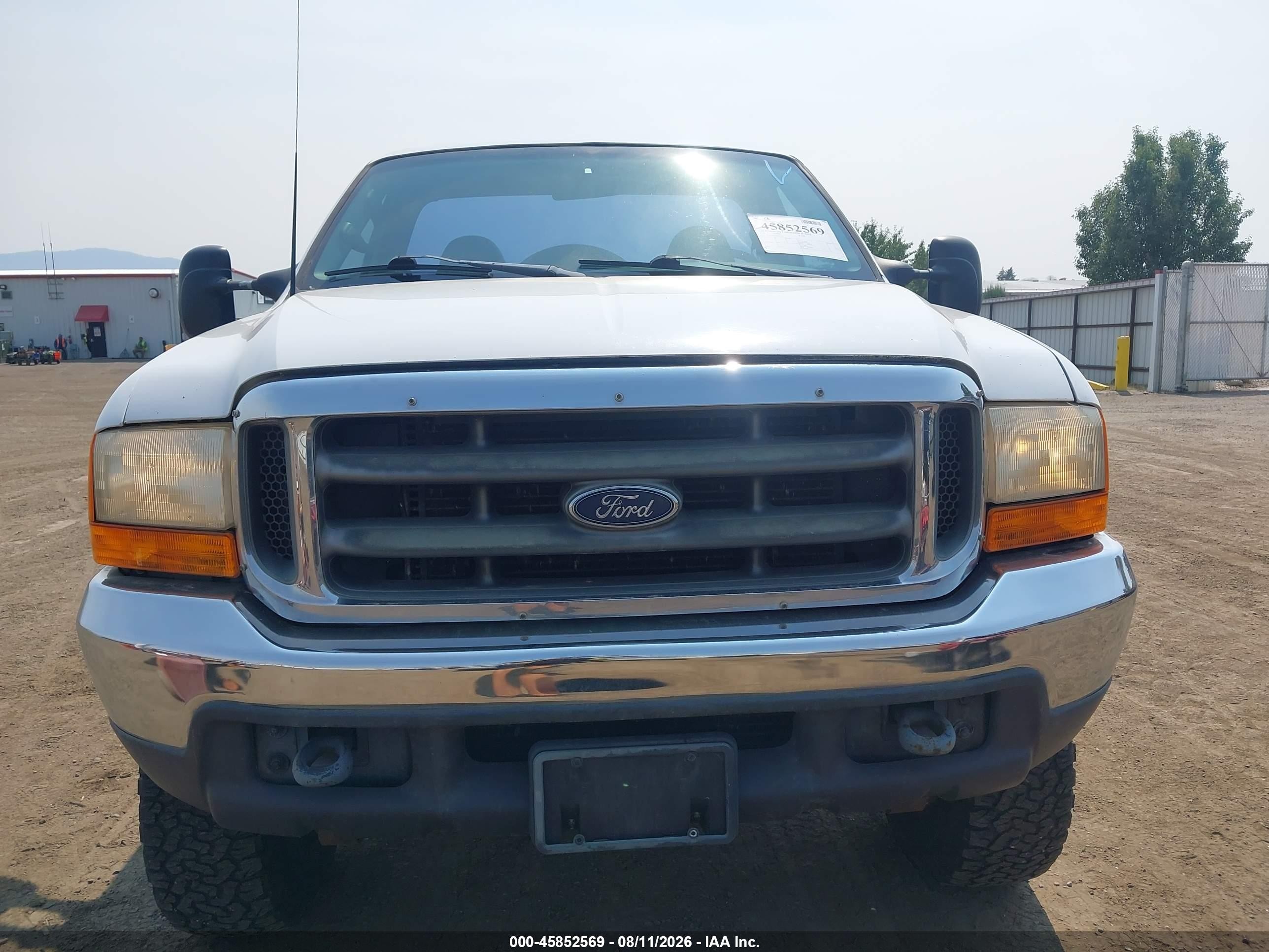 1999 Ford F-250 Lariat/xl/xlt White vin: 1FTNF21L6XEB56355