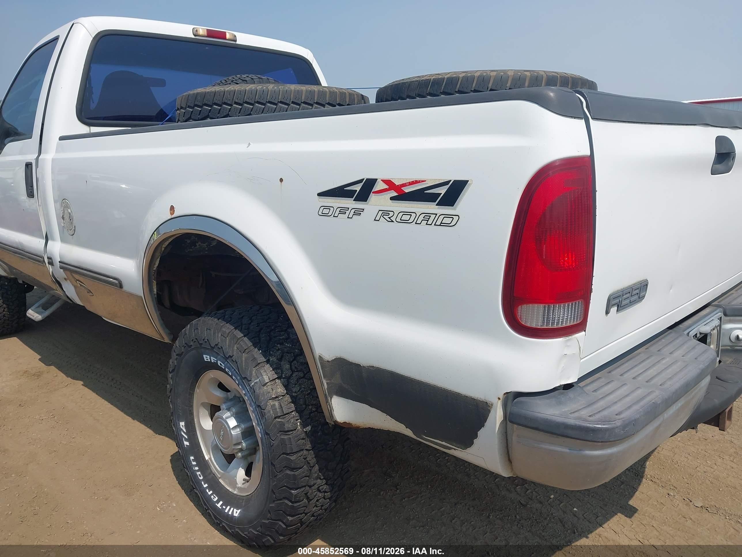 1999 Ford F-250 Lariat/xl/xlt White vin: 1FTNF21L6XEB56355