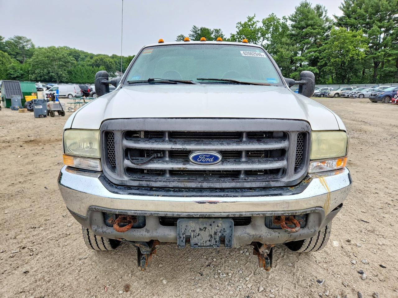 2004 Ford F250 Super Duty White vin: 1FTNF21L74ED93643