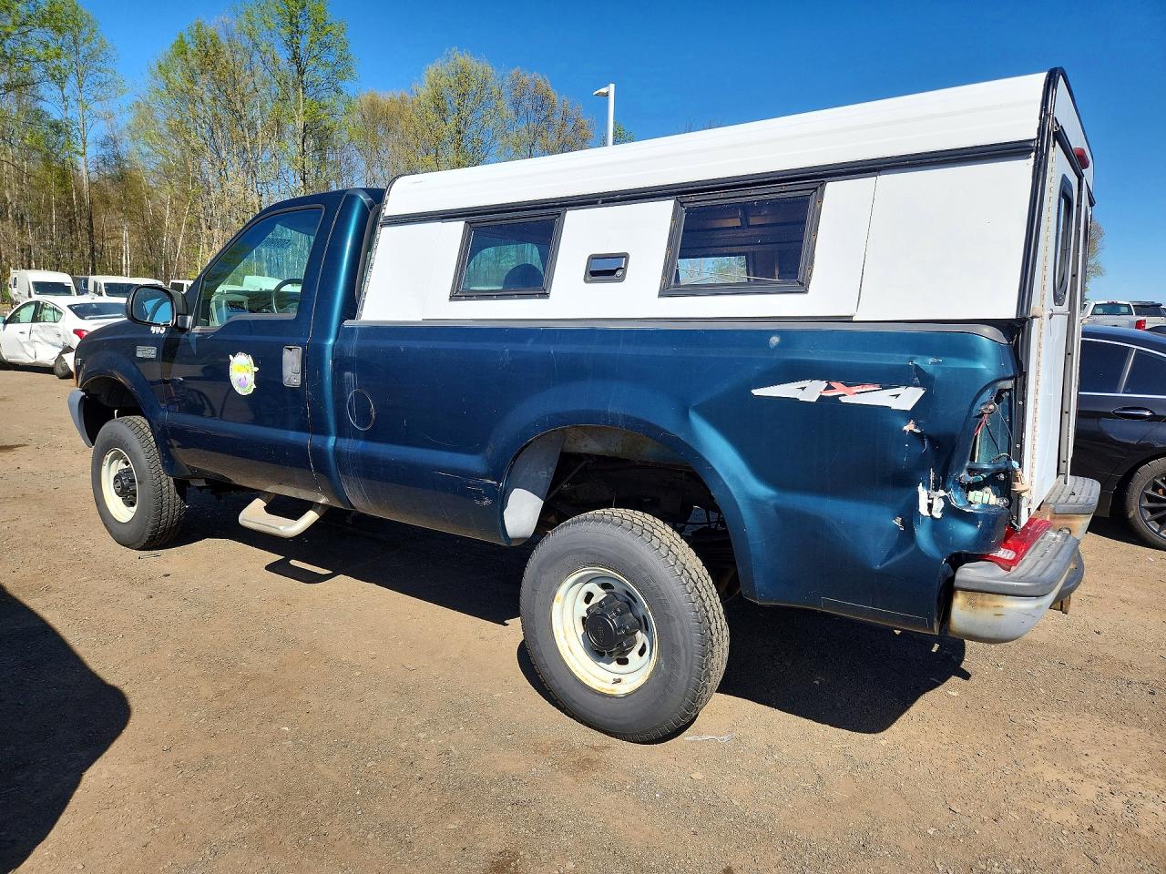 1999 Ford F250 Super Duty Green vin: 1FTNF21L8XED31799
