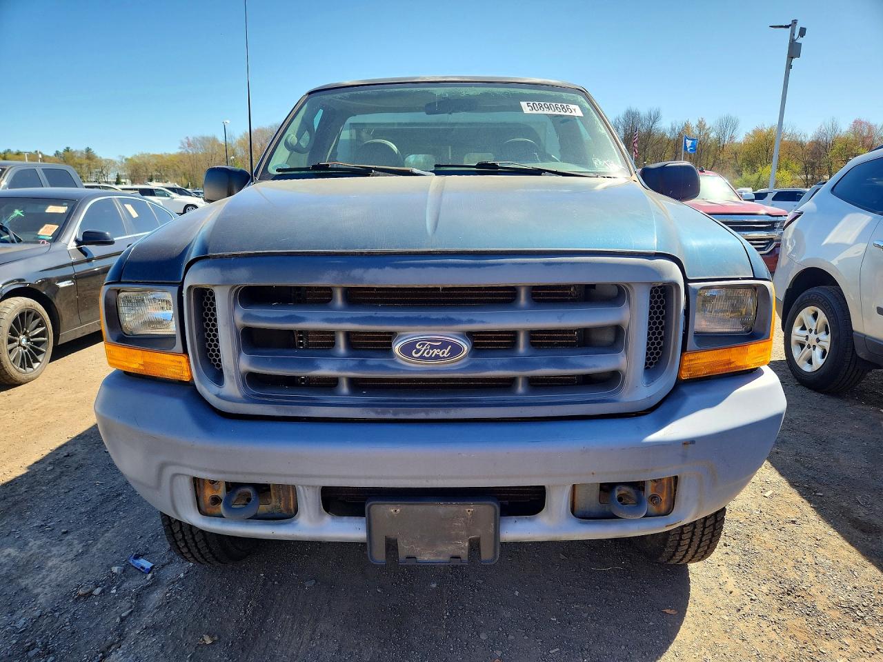 1999 Ford F250 Super Duty Green vin: 1FTNF21L8XED31799