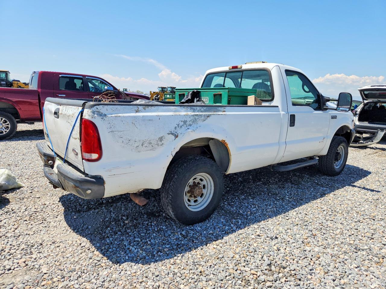 1999 Ford F250 Super Duty White vin: 1FTNF21L8XEE31112