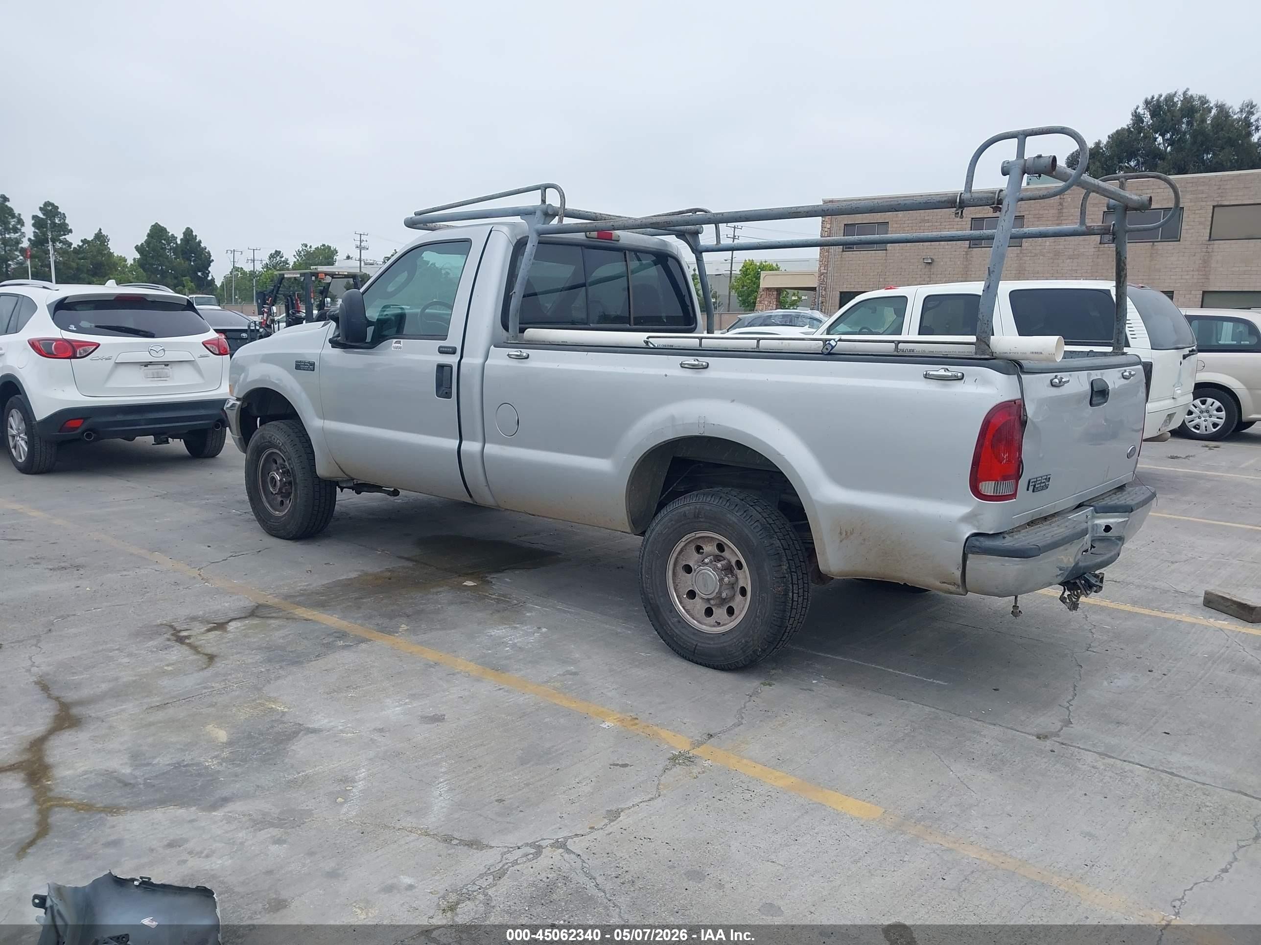 2004 Ford F-250 Gray vin: 1FTNF21L94EB05198