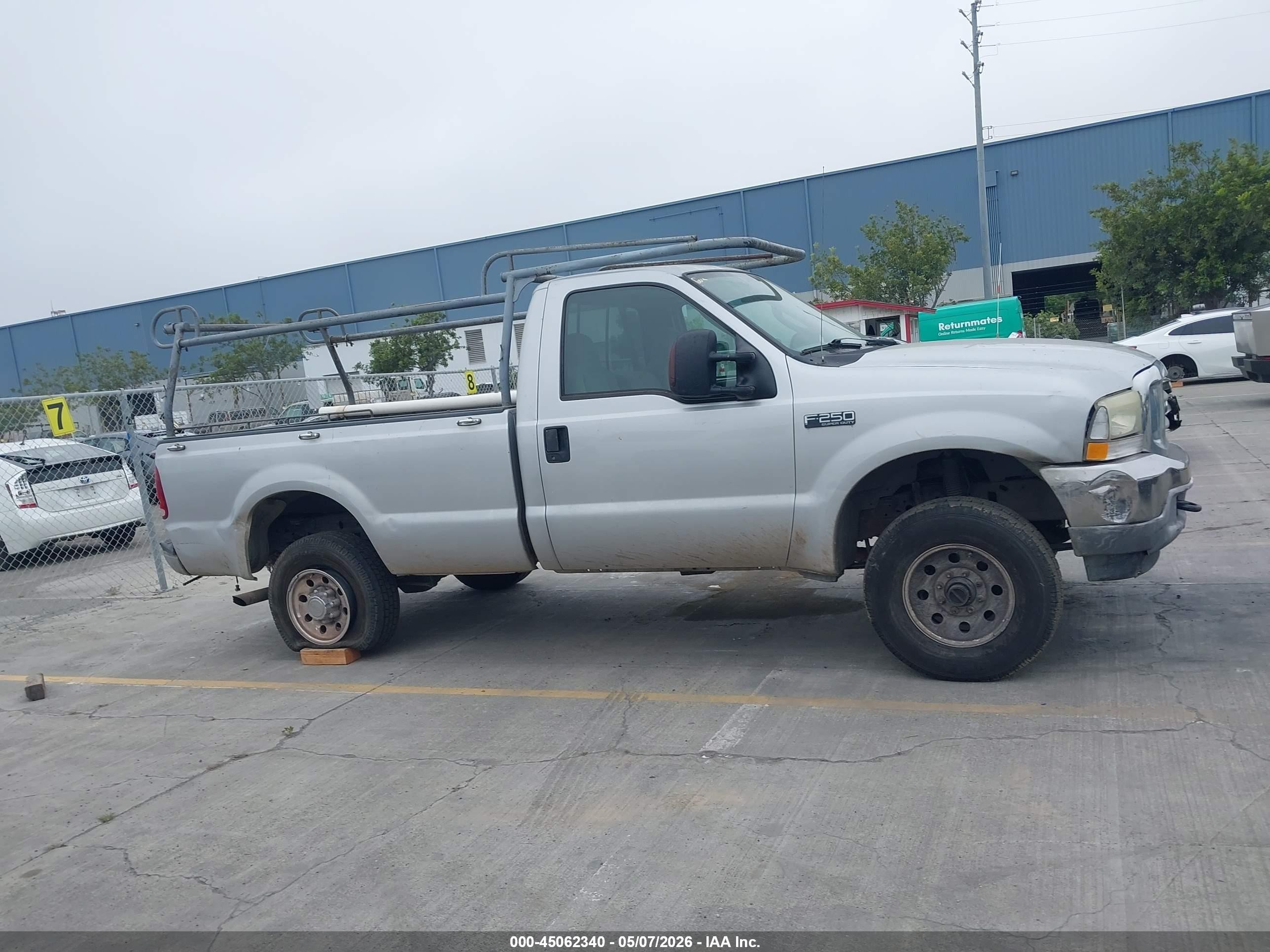 2004 Ford F-250 Gray vin: 1FTNF21L94EB05198