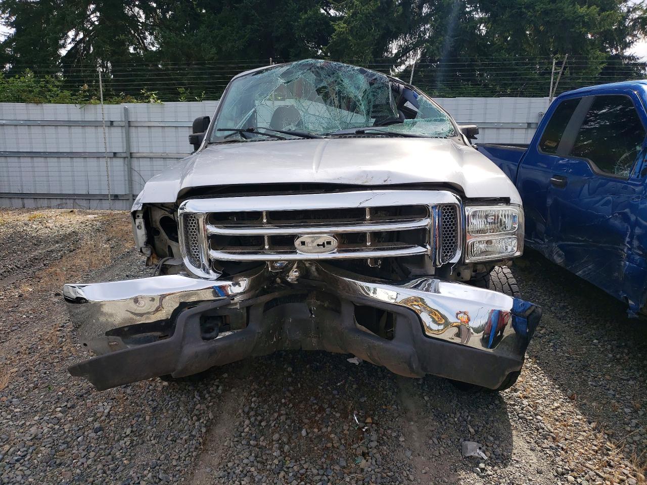 1999 Ford F250 Super Duty Silver vin: 1FTNF21L9XEE24587