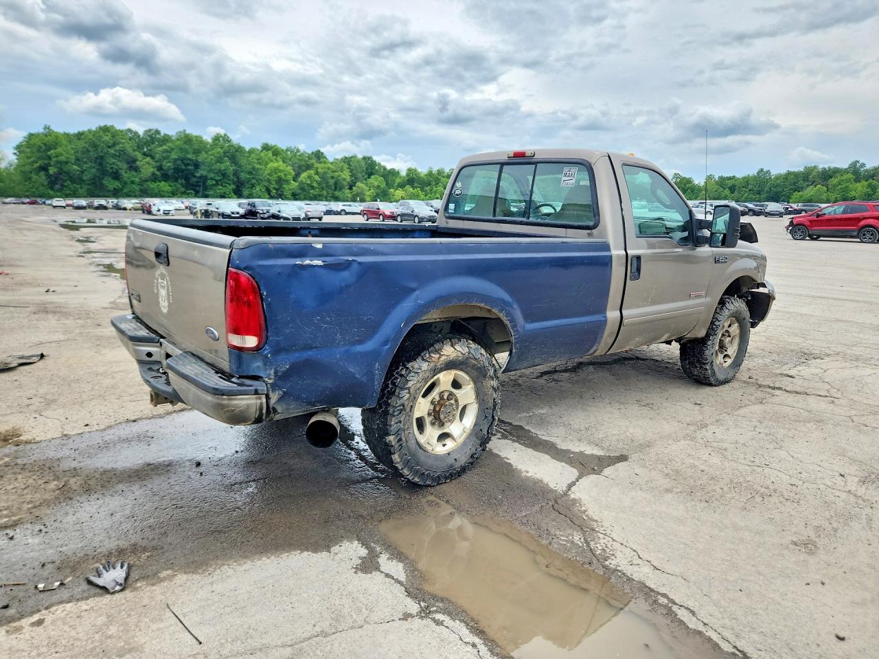 2003 Ford F250 Super Duty Beige vin: 1FTNF21P33ED18083