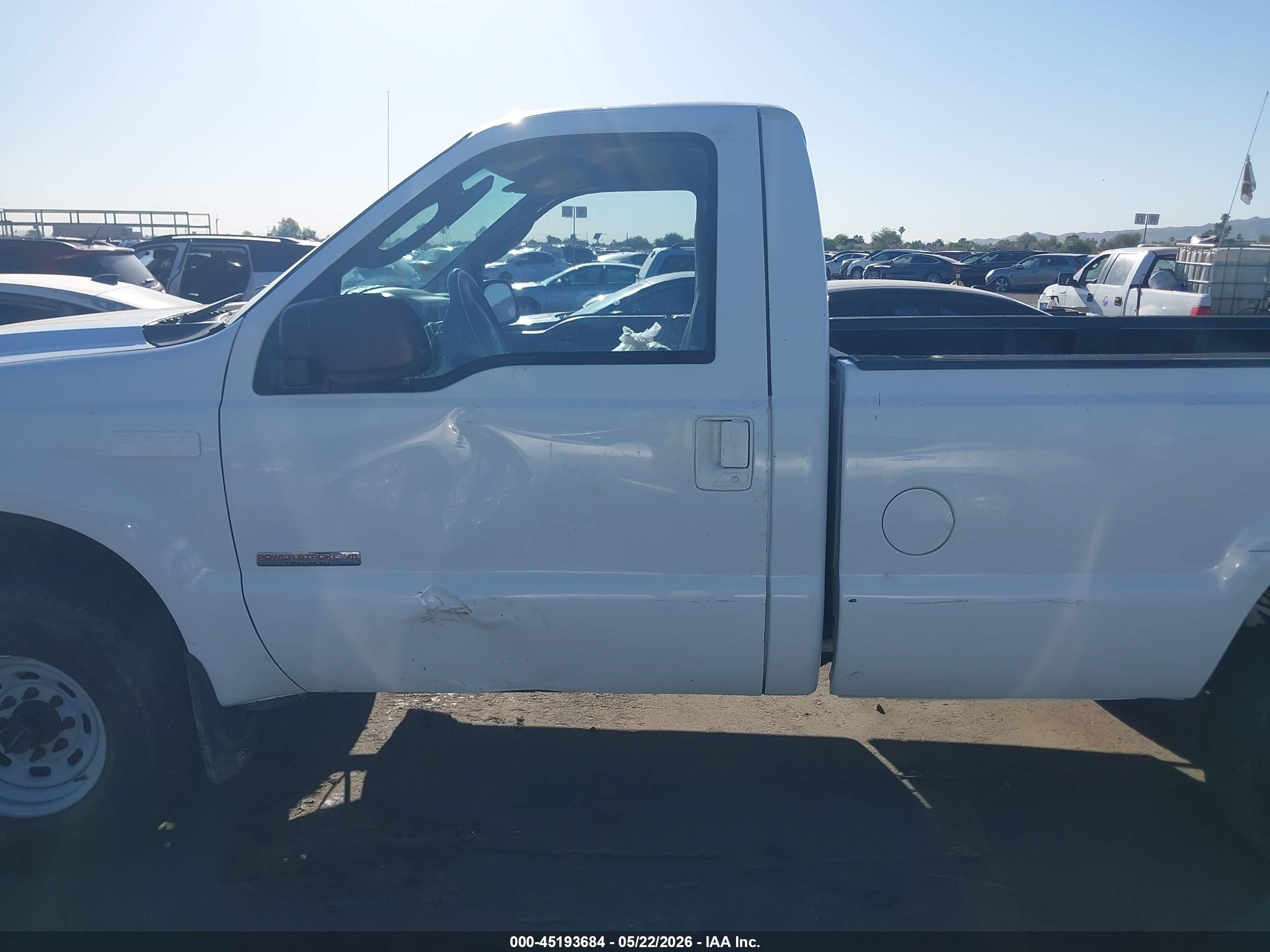 2004 Ford F-250 Xl/xlt White vin: 1FTNF21P74EB65998
