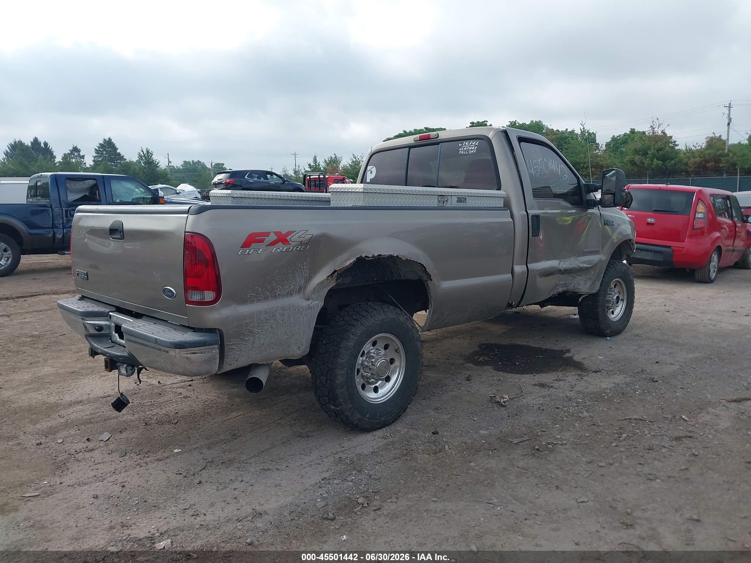 2004 Ford F-250 Xl/xlt Gold vin: 1FTNF21P84ED35754