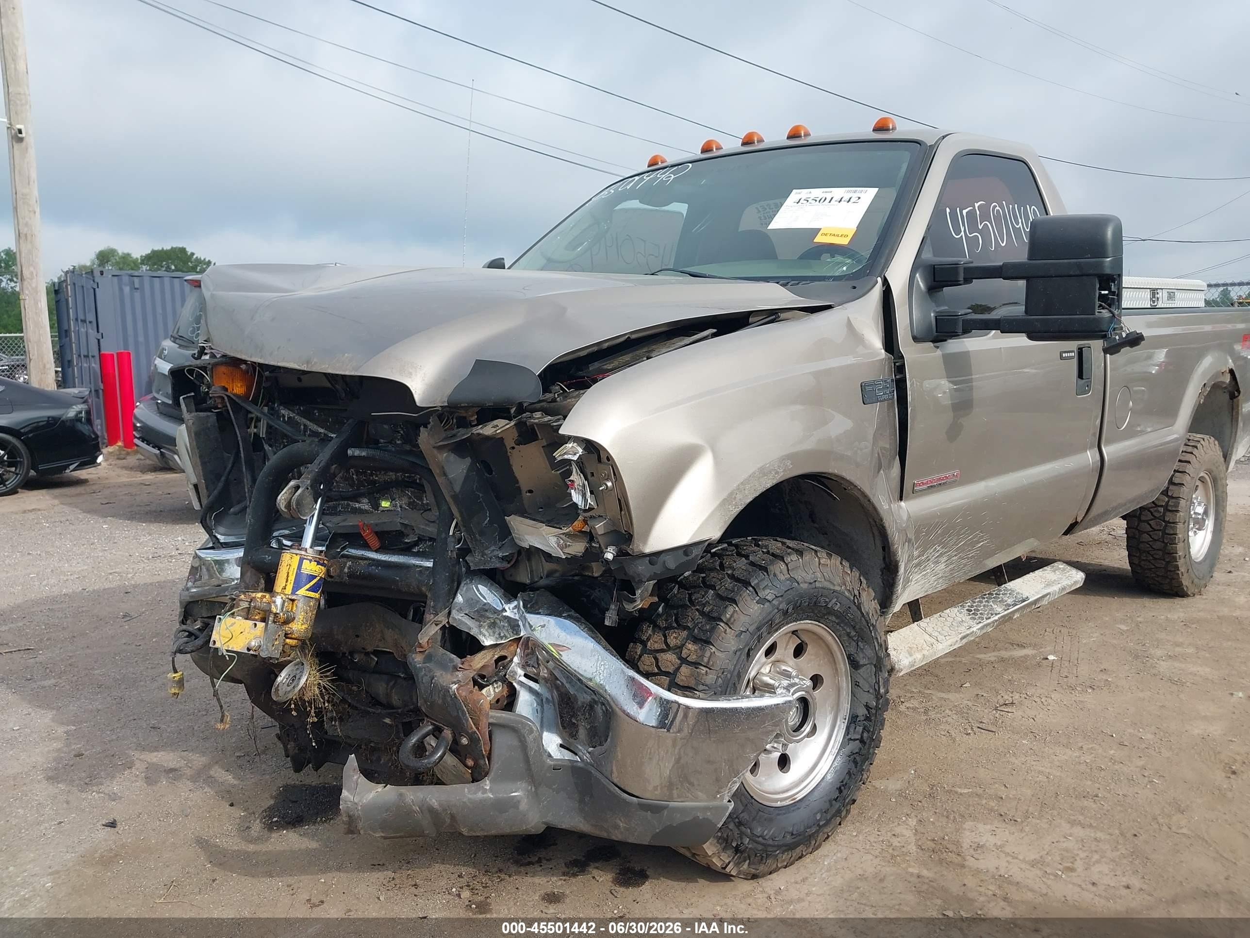 2004 Ford F-250 Xl/xlt Gold vin: 1FTNF21P84ED35754