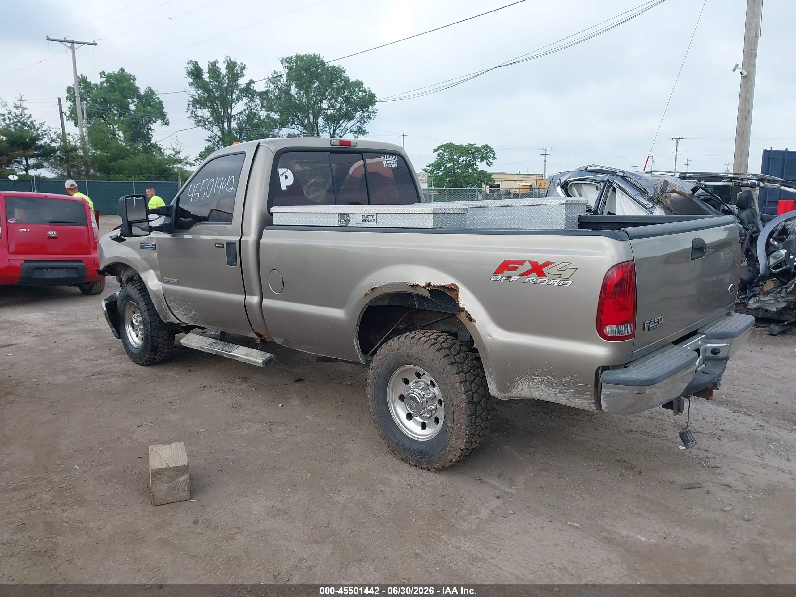 2004 Ford F-250 Xl/xlt Gold vin: 1FTNF21P84ED35754
