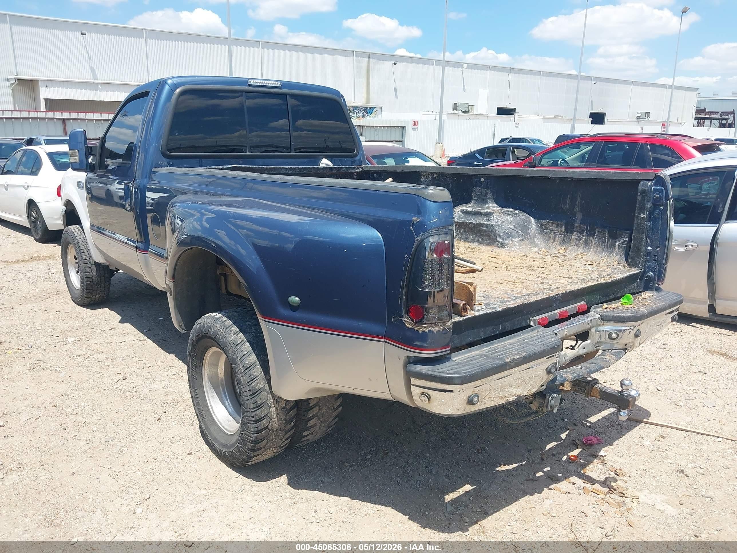 2004 Ford F-250 Xl/xlt Blue vin: 1FTNF21S34ED83831