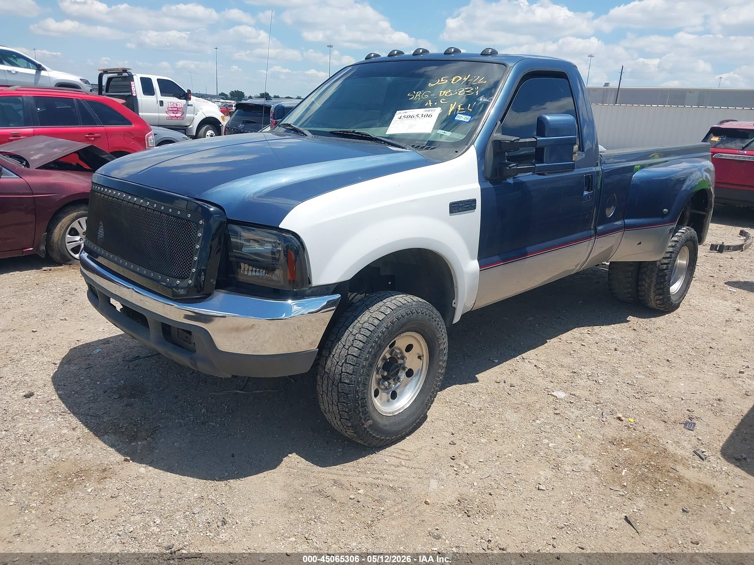 2004 Ford F-250 Xl/xlt Blue vin: 1FTNF21S34ED83831