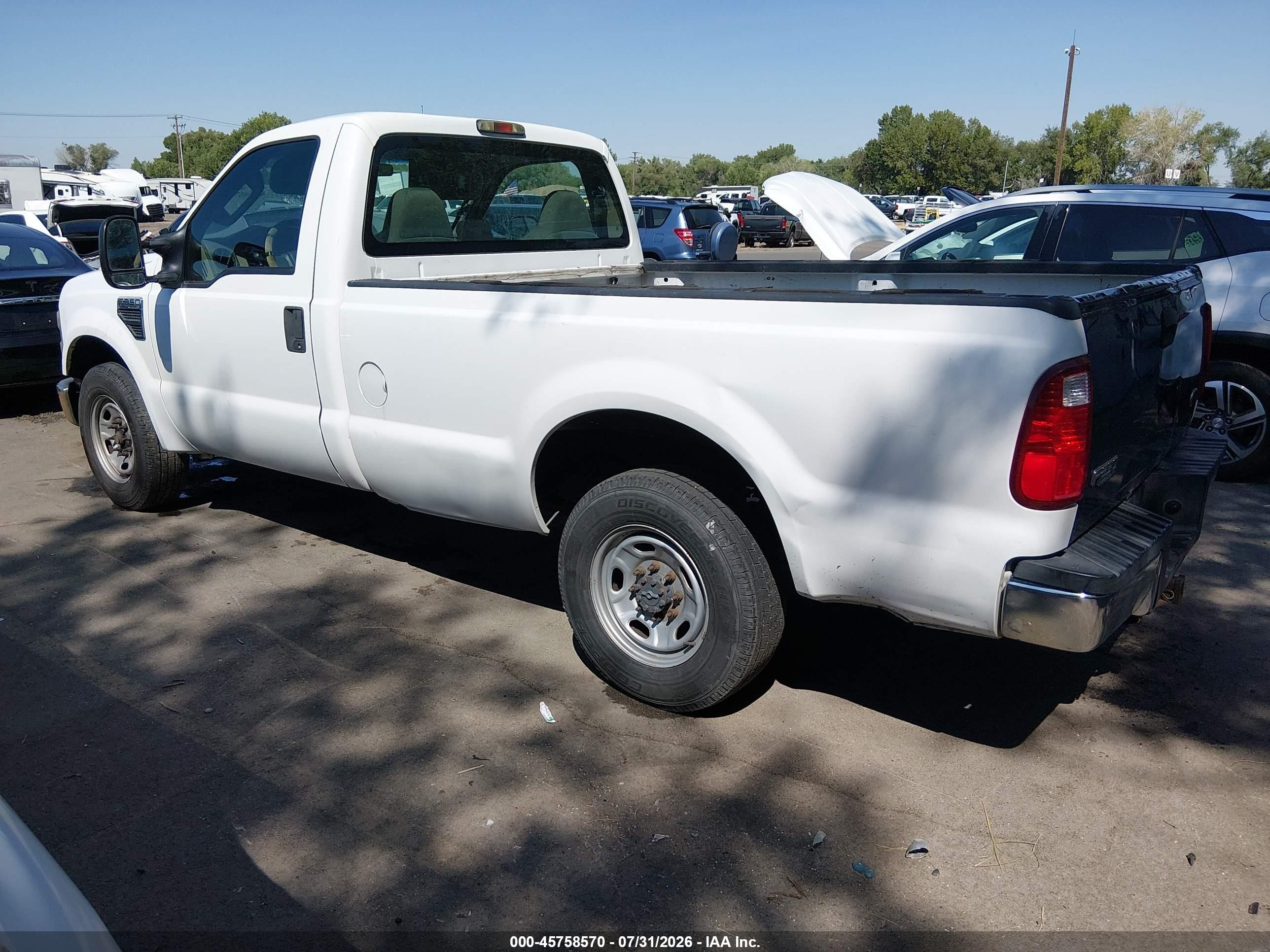 2010 Ford Super Duty F-250 Srw Xl/xlt White vin: 1FTNF2A55AEA78966