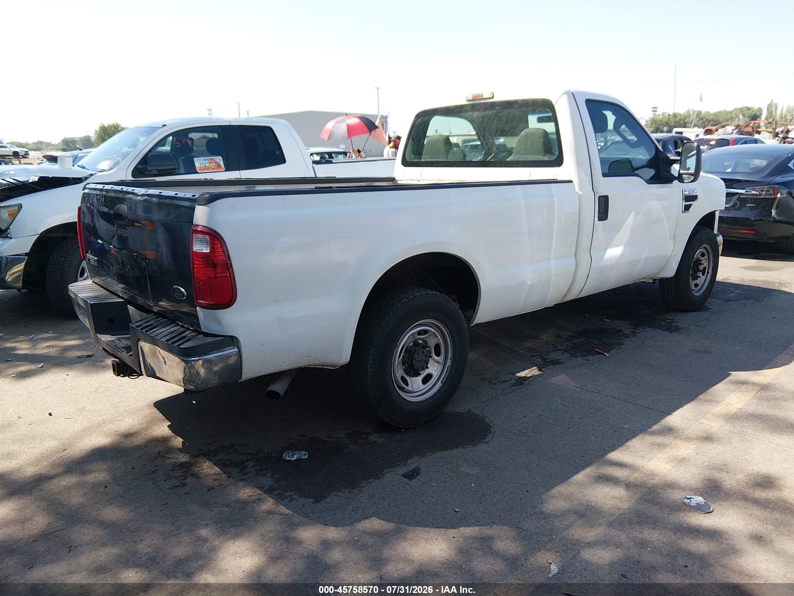 2010 Ford Super Duty F-250 Srw Xl/xlt White vin: 1FTNF2A55AEA78966