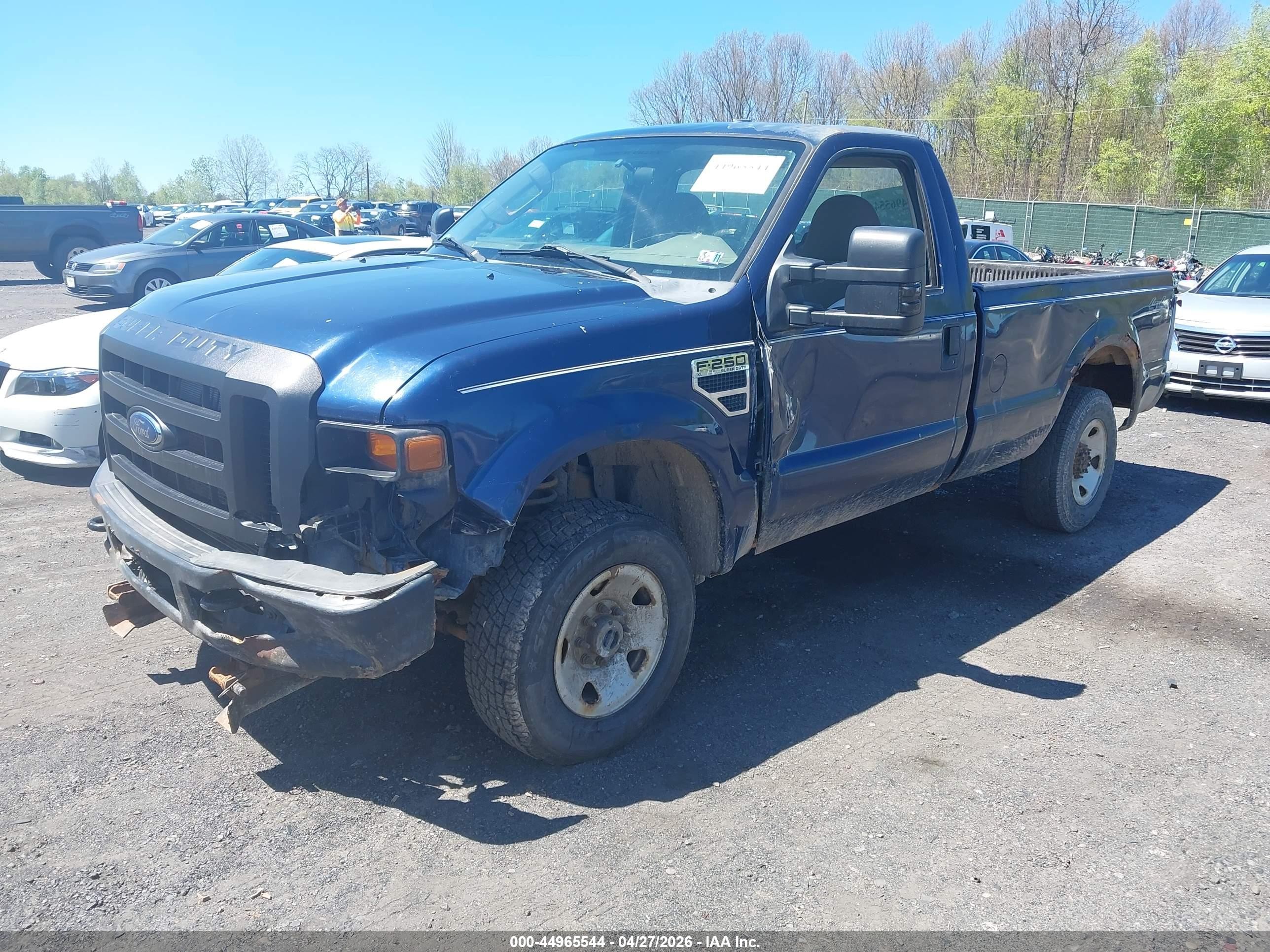 2010 Ford Super Duty F-250 Srw Xl/xlt Blue vin: 1FTNF2B51AEA20741