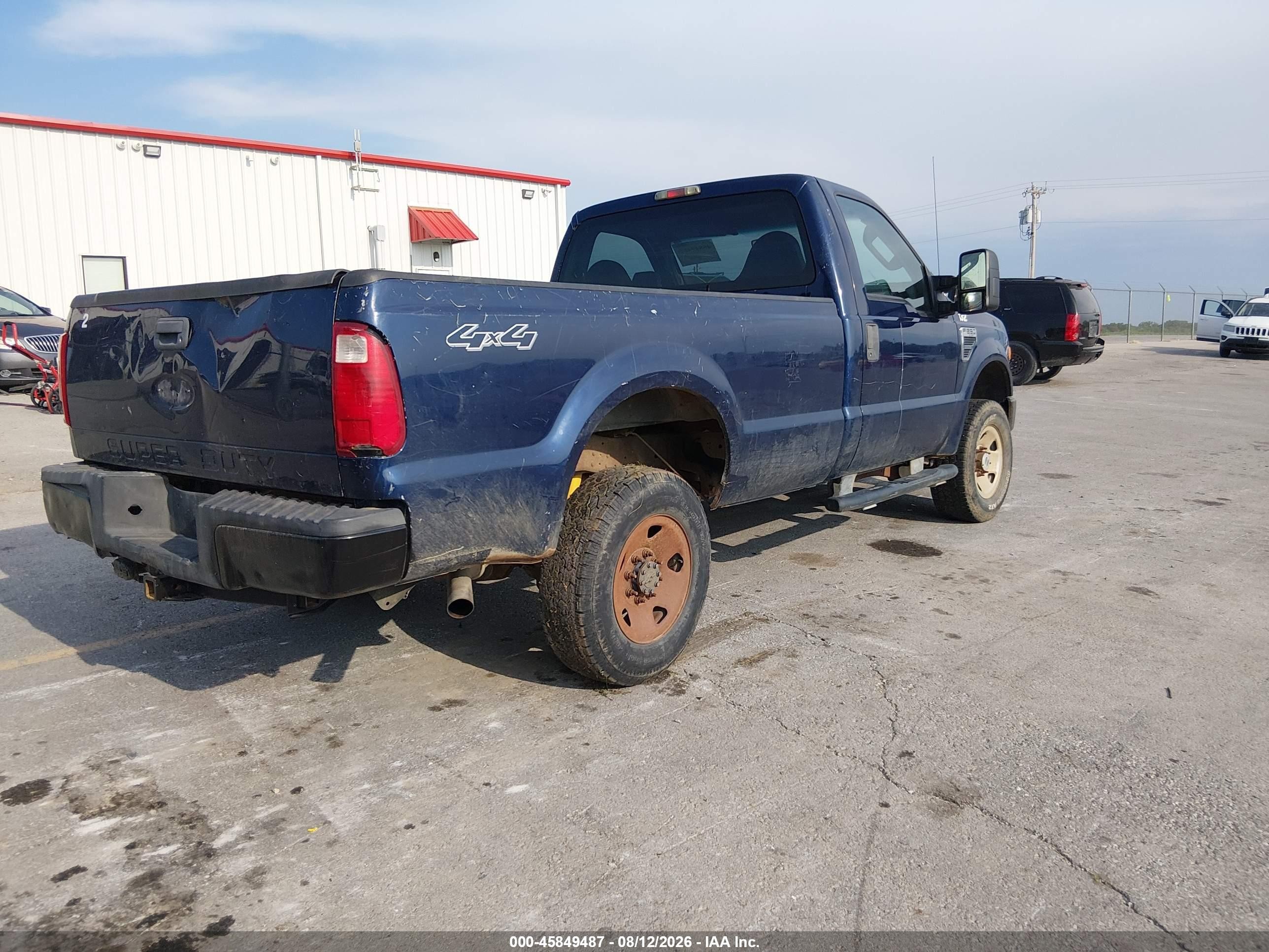 2010 Ford Super Duty F-250 Srw Xl/xlt Dark Blue vin: 1FTNF2B57AEA49869