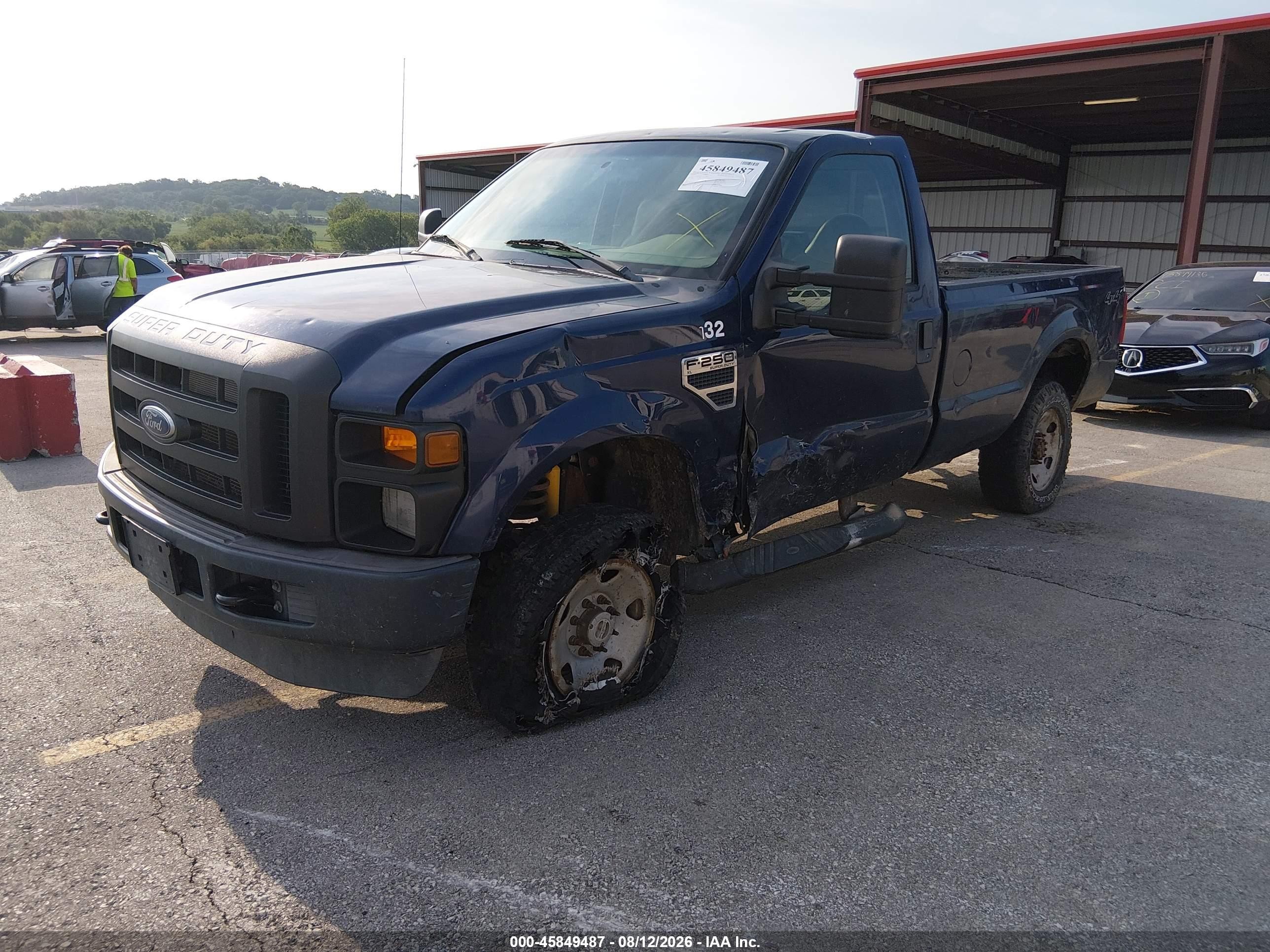 2010 Ford Super Duty F-250 Srw Xl/xlt Dark Blue vin: 1FTNF2B57AEA49869